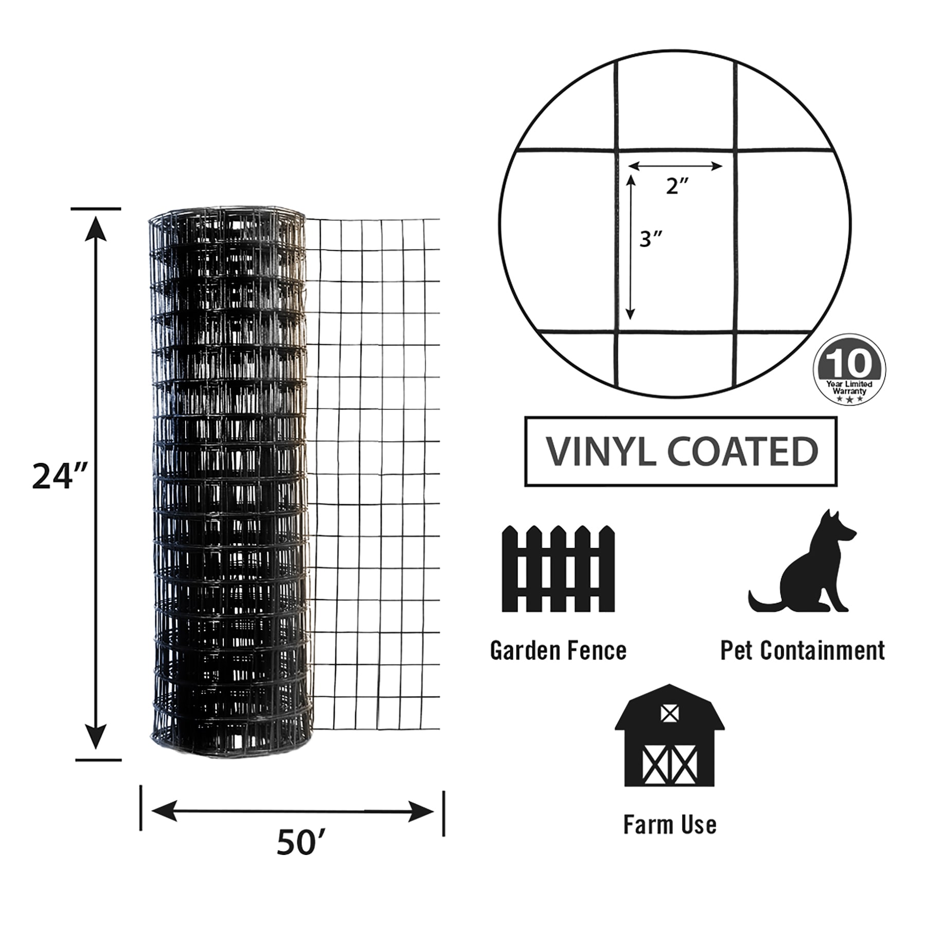 GARDEN CRAFT 700007 Rolled-Fence - View #3