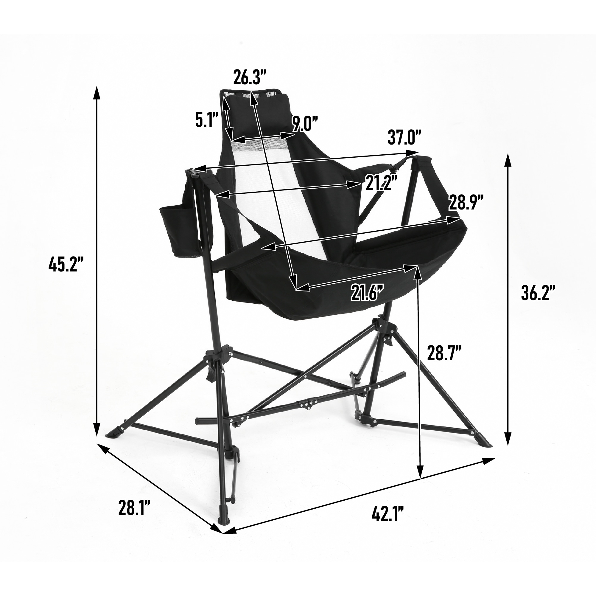 Mondawe MO-P2AC2418BGY1 Beach-Camping-Chairs - View #10
