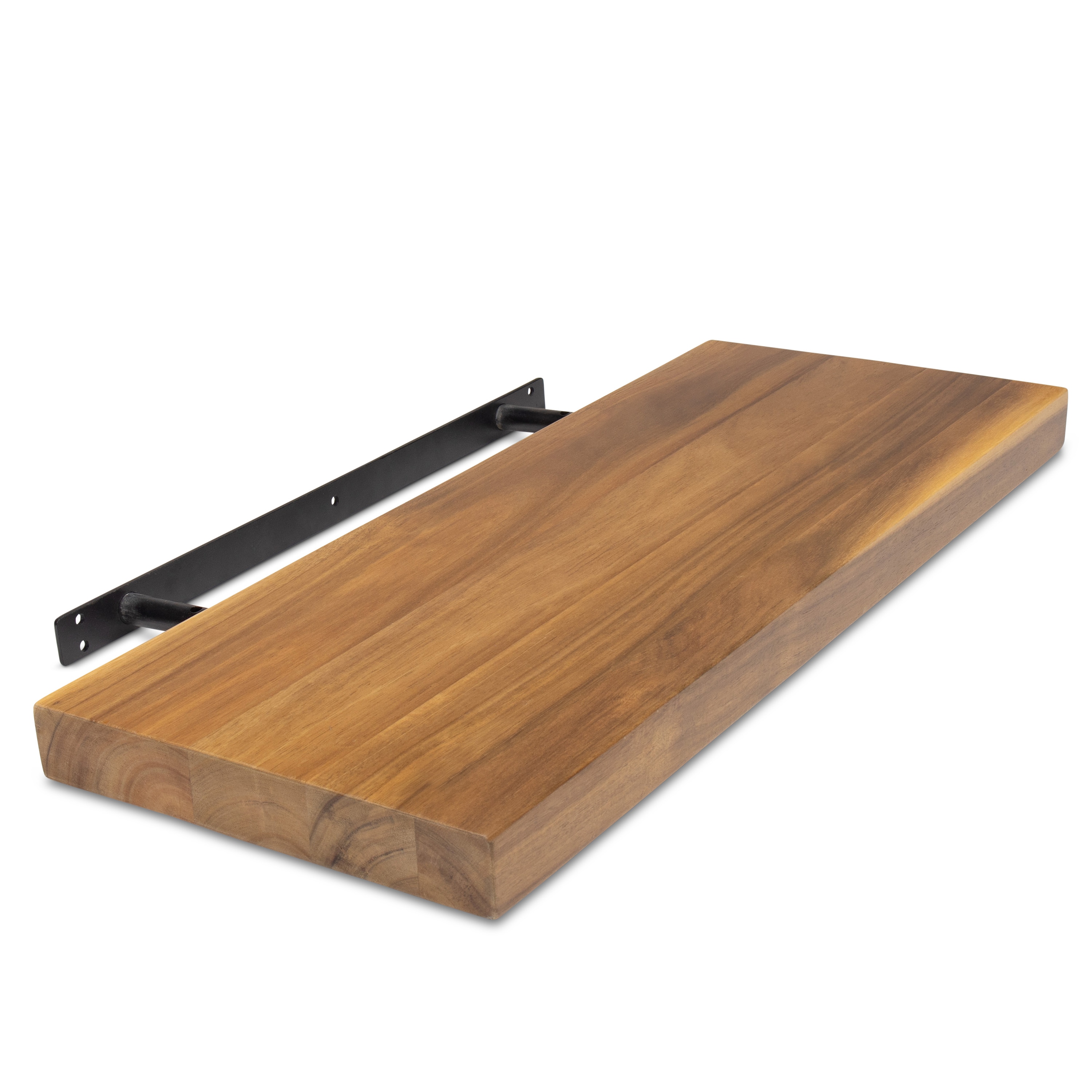 Buy Hand Crafted 3 Drawer Floating Shelf, Solid Wood, Inset Teak Drawer  Pulls, made to order from Nick Jones Designs