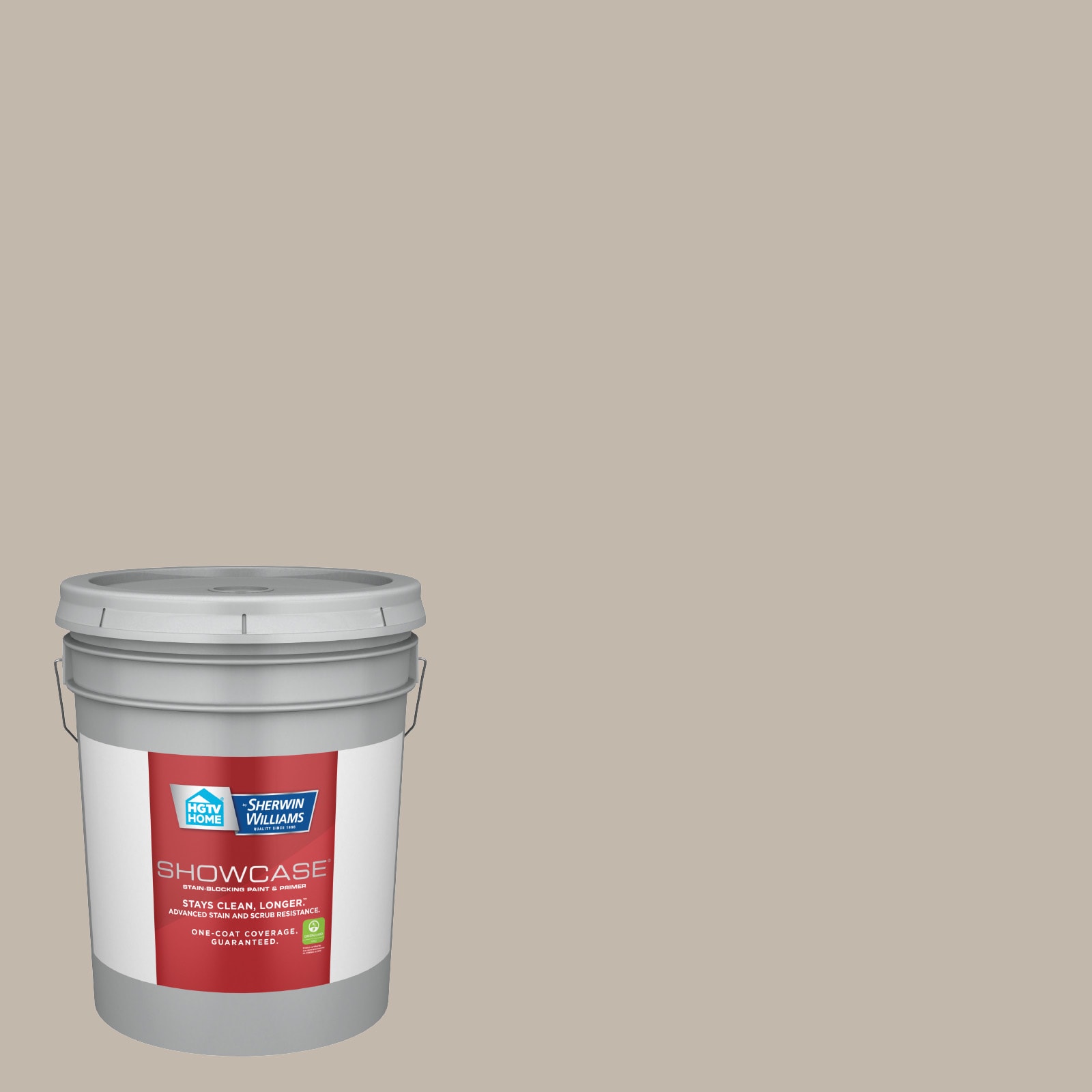 HGTV HOME by Sherwin-Williams 2006-10B-935243 Showcase Eggshell Gallery Grey 2006-10B Acrylic Interior Paint Paint + Primer ( 5-gallon )