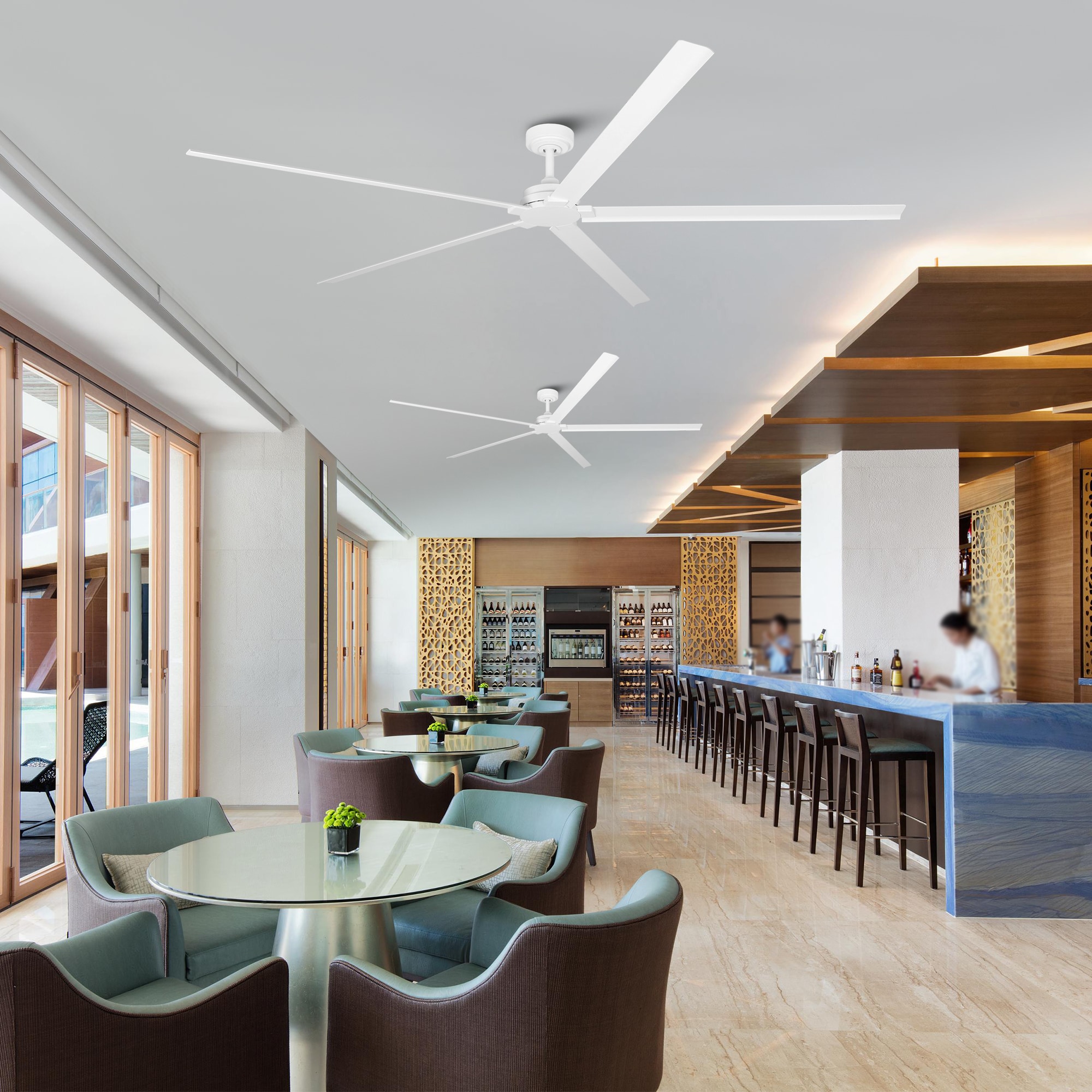 Parrot Uncle F8006WH Ceiling-Fans - View #2