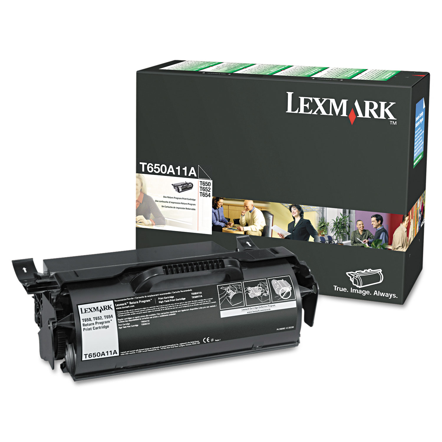 Lexmark T650A11A Return Program Toner 7000 Page-Yield Black