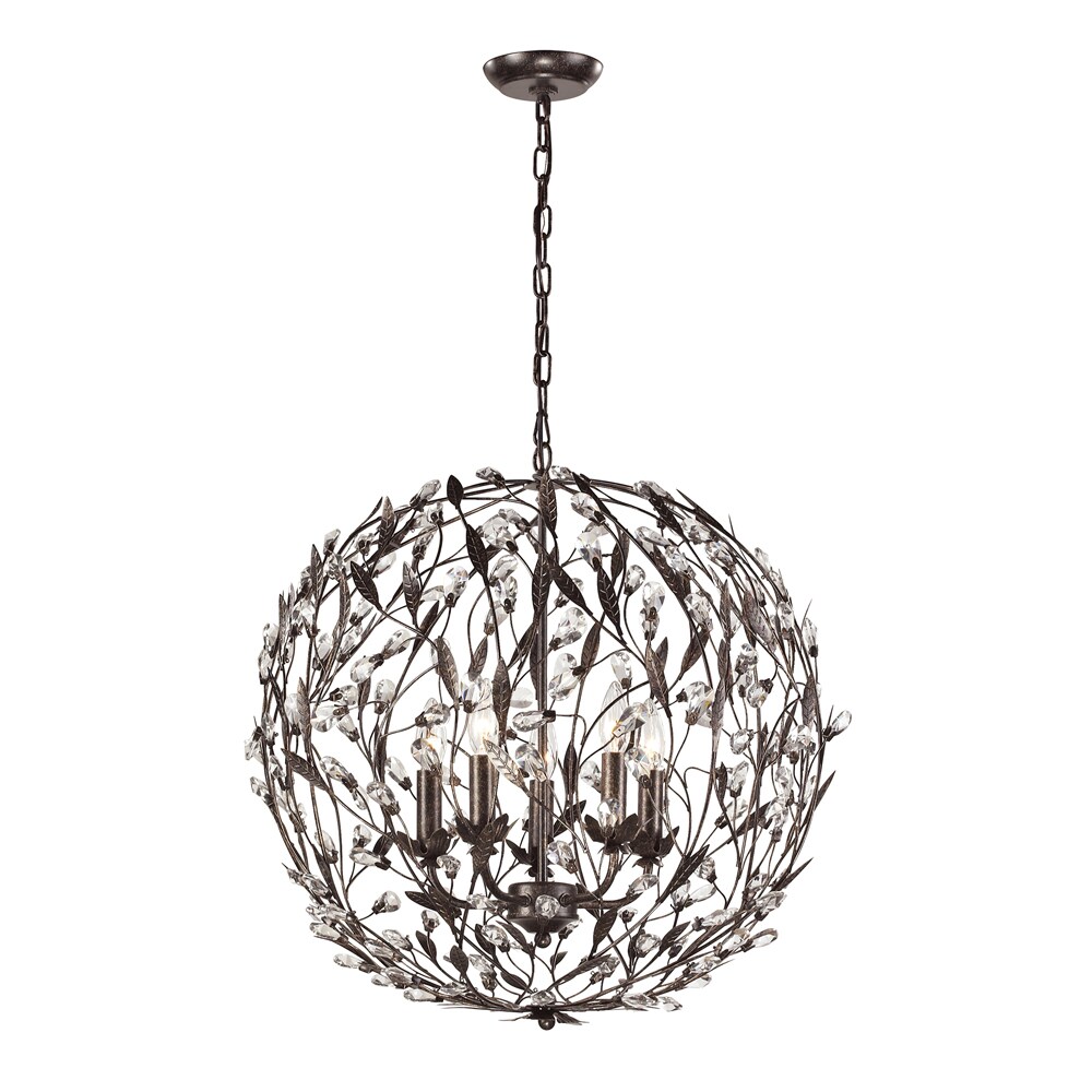 Westmore by ELK Lighting PT553181 FAUN 5LT RUST PENDANT