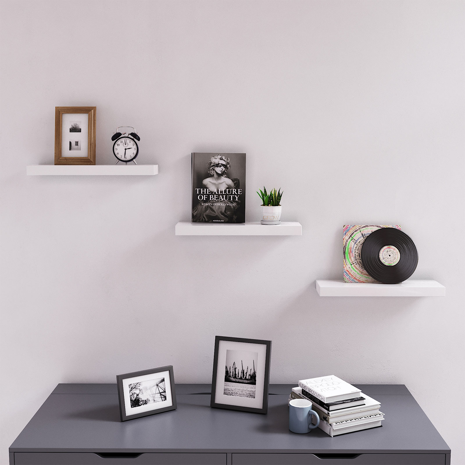 Slickblue D-SM-2-TW41SWLU Wall-Mounted-Shelving - View #3