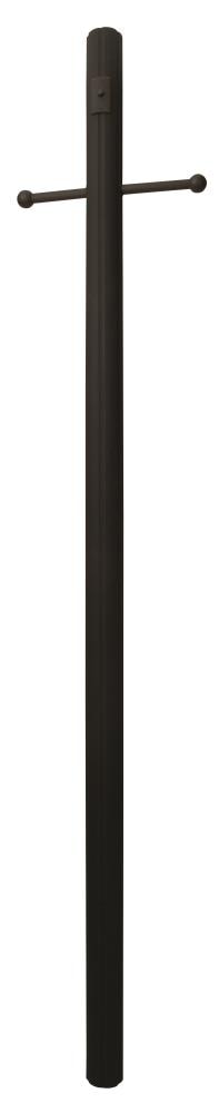 Craftmade Z8992-TB Fluted Direct Burial 84-in Textured matte black Traditional Outdoor Pole Photocell Sensor