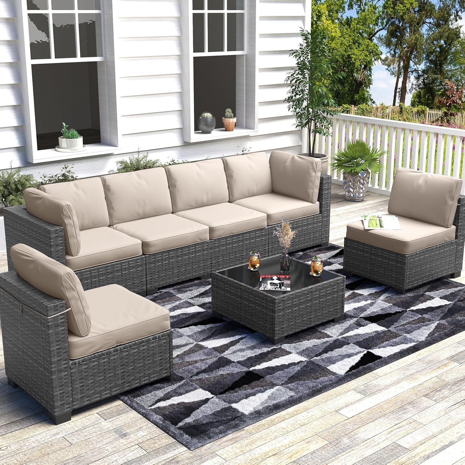 Qeetex WWJ-PHO-34EG6VW9 Patio-Sofas-Daybeds - View #4