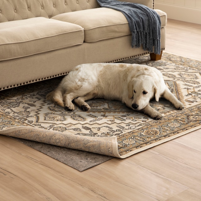 Mohawk Home All Pet Proof 9 X 12 (ft) Rectangular Recycled Synthetic Fiber  Non-Slip Rug Pad in the Rug Pads department at
