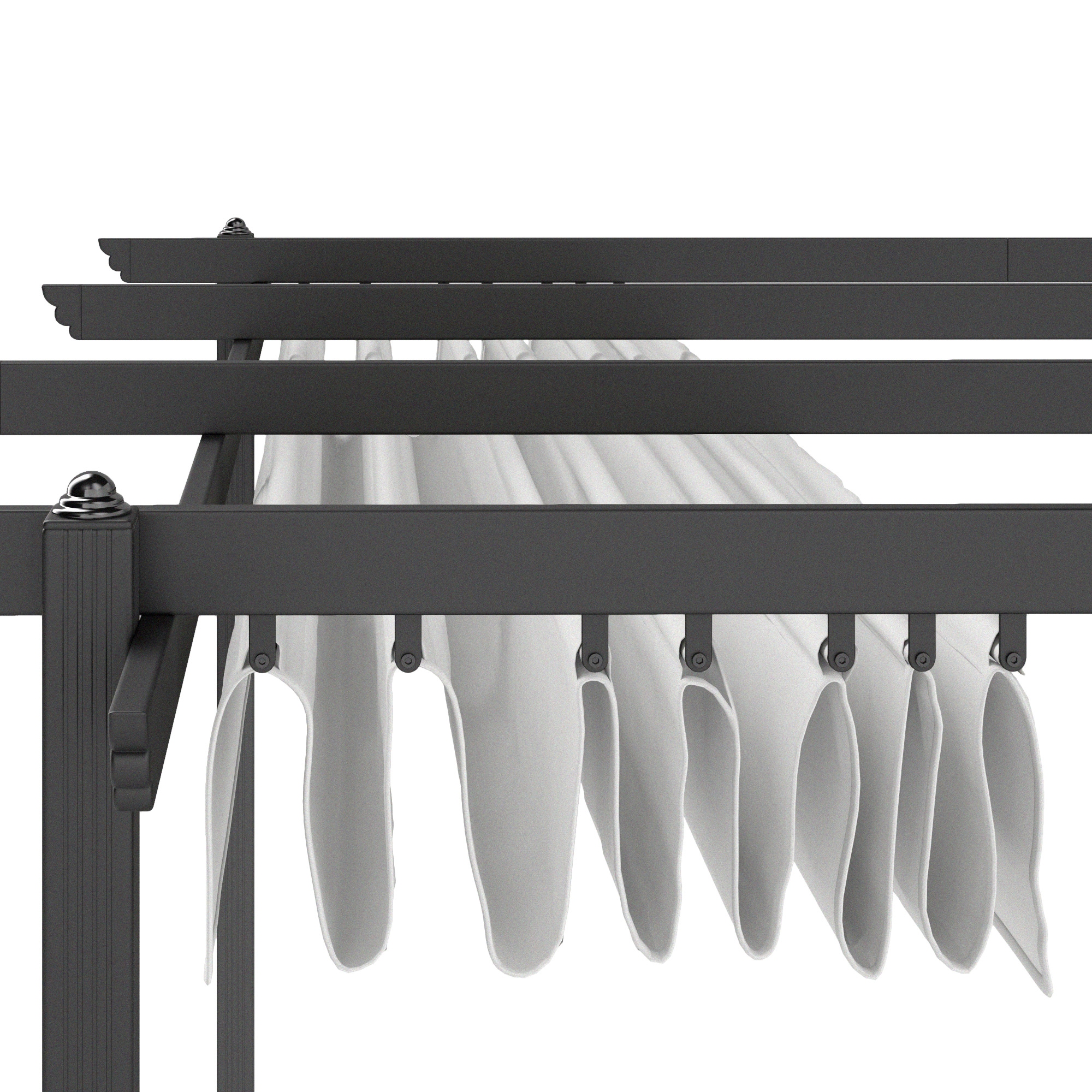 Outsunny 84C-567V00WT Wood-Resin-Gazebos - View #4