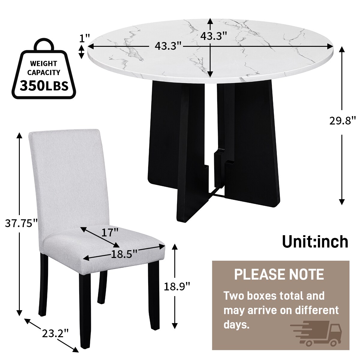 ModernLuxe SQ001055AAK Dining-Sets - View #3