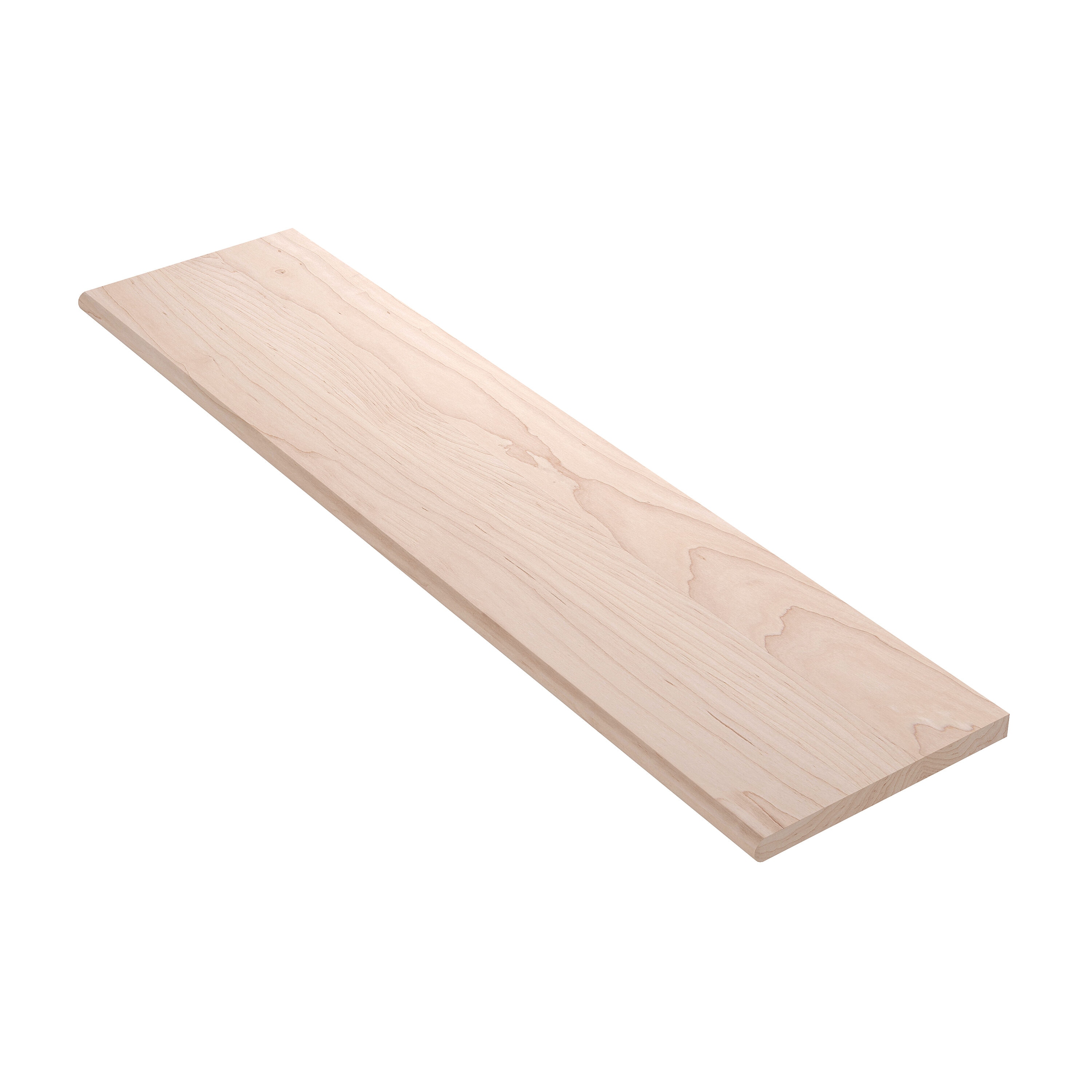 Crown Heritage 474807072 72-in x 11.5-in x 1.06-in Unfinished Maple No return Bullnose Stair Tread