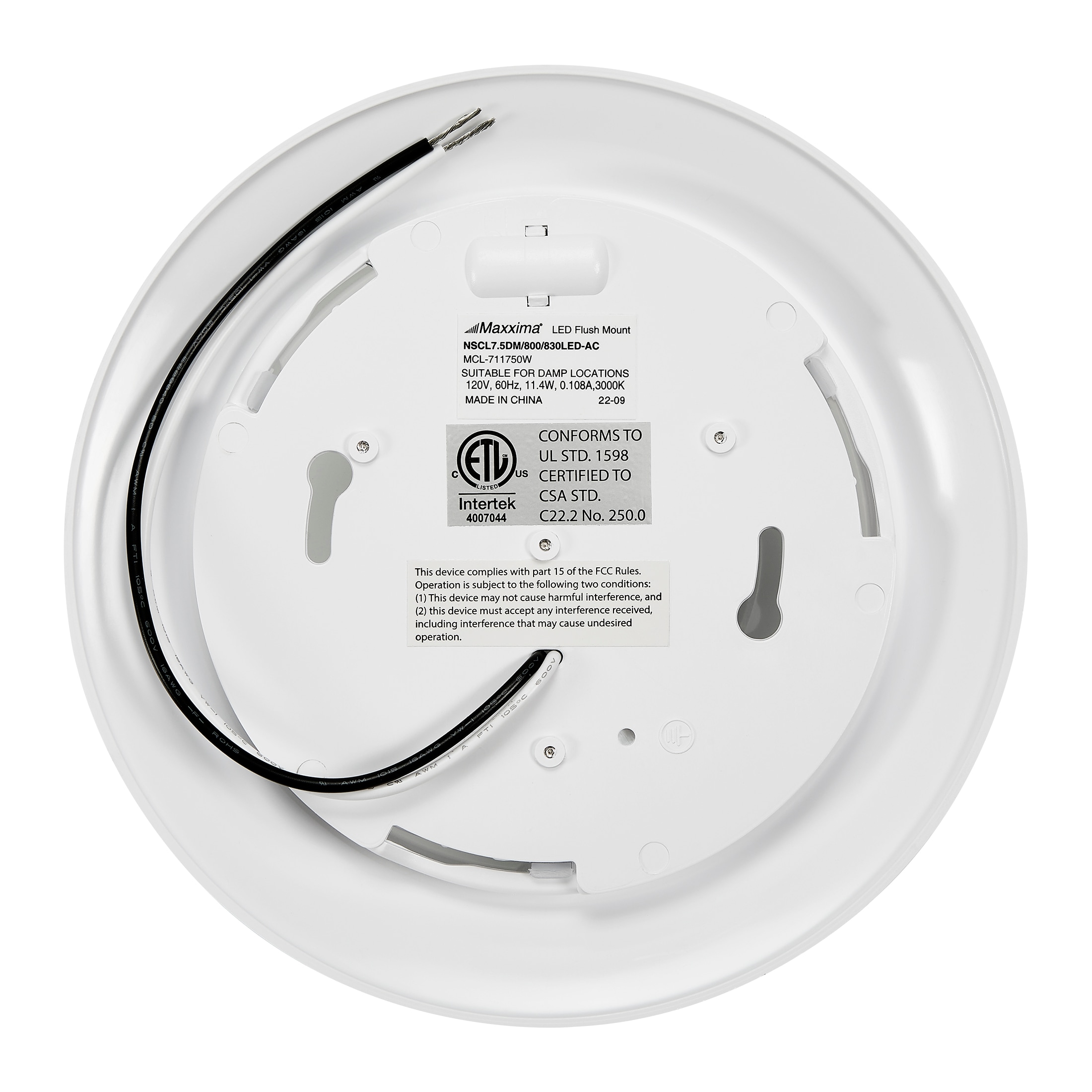Maxxima MCL-711750W flushmounts - View #7