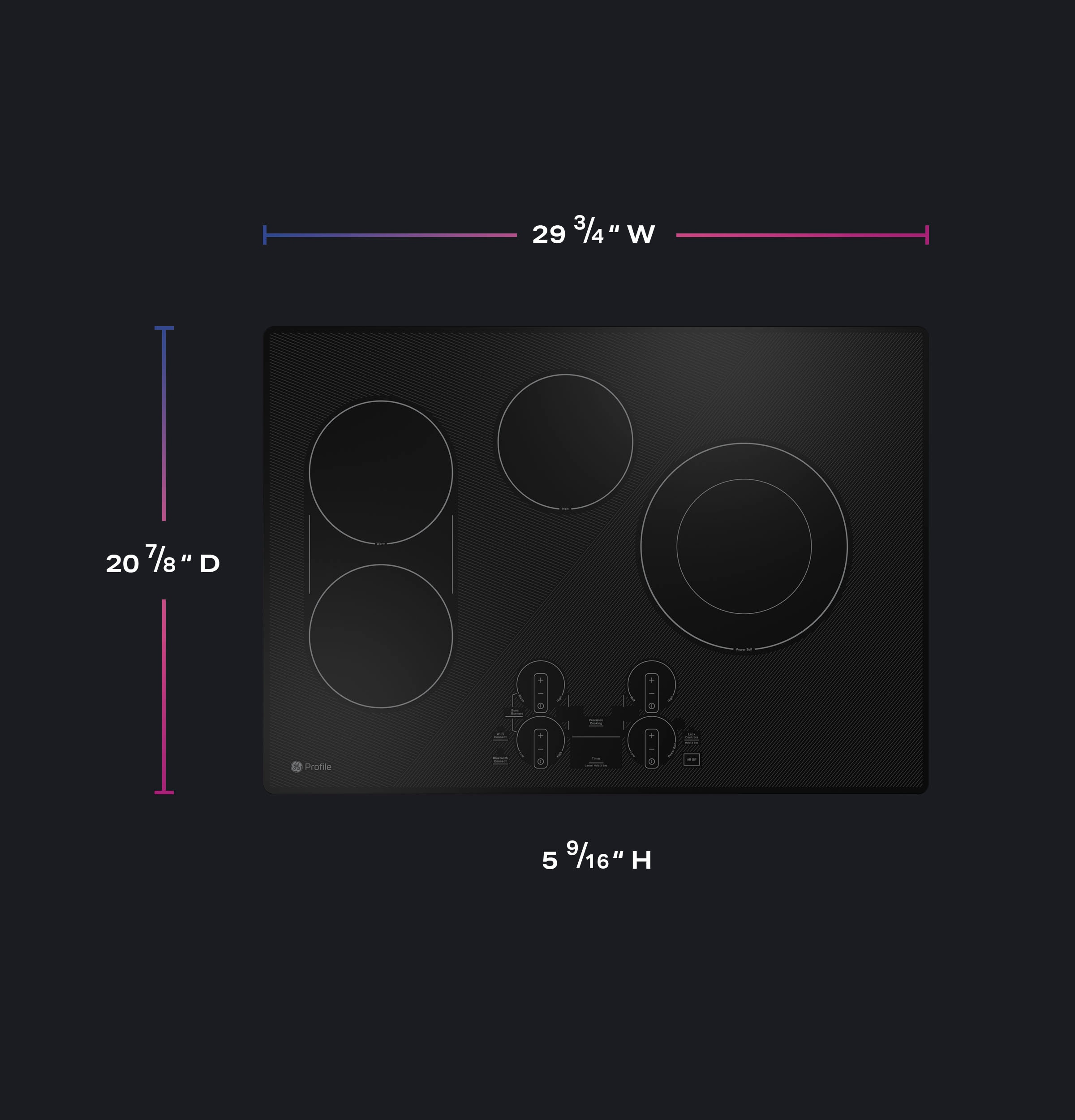 GE Profile™ 30 Built-In Touch Control Electric Cooktop - PEP7030DTBB - GE  Appliances