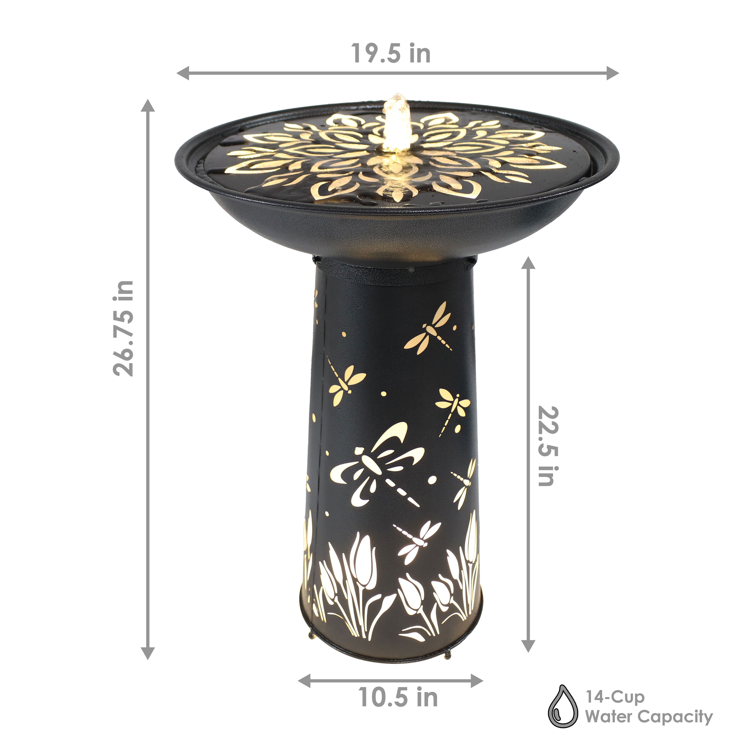 Sunnydaze Decor QZC-335 birdbaths - View #9