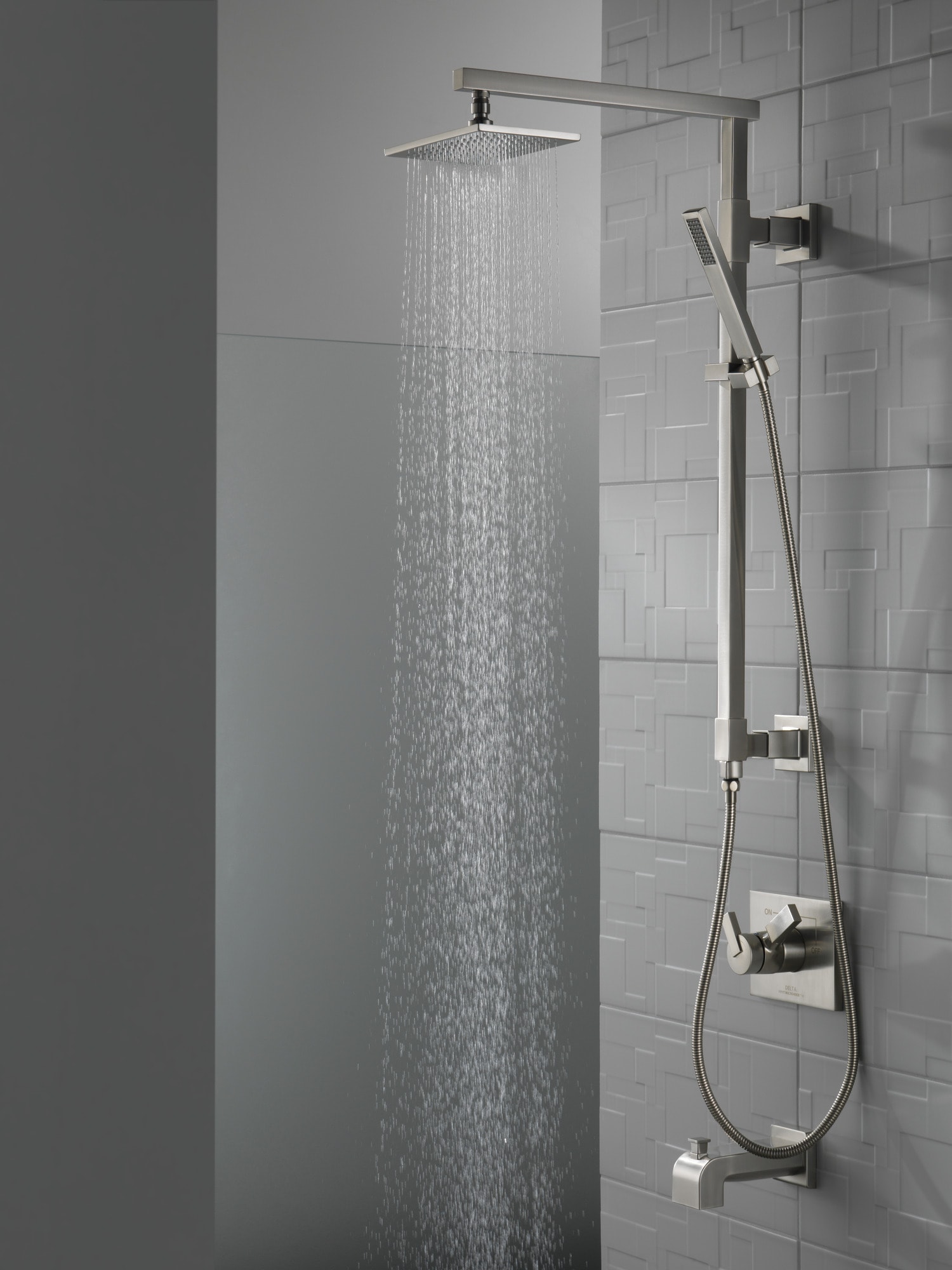 Delta T17053-SS Bath-Shower-Facc - View #3