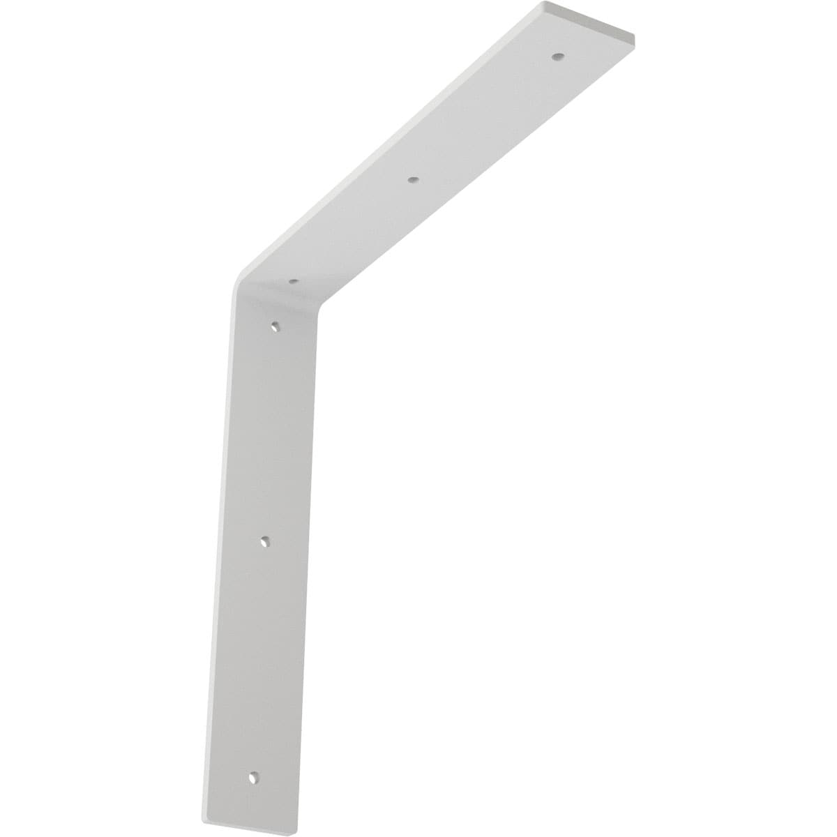 Ekena Millwork BKTM02X12X12HAPWH Hamilton 12-in x 2-in x 12-in Primed Steel Countertop support bracket