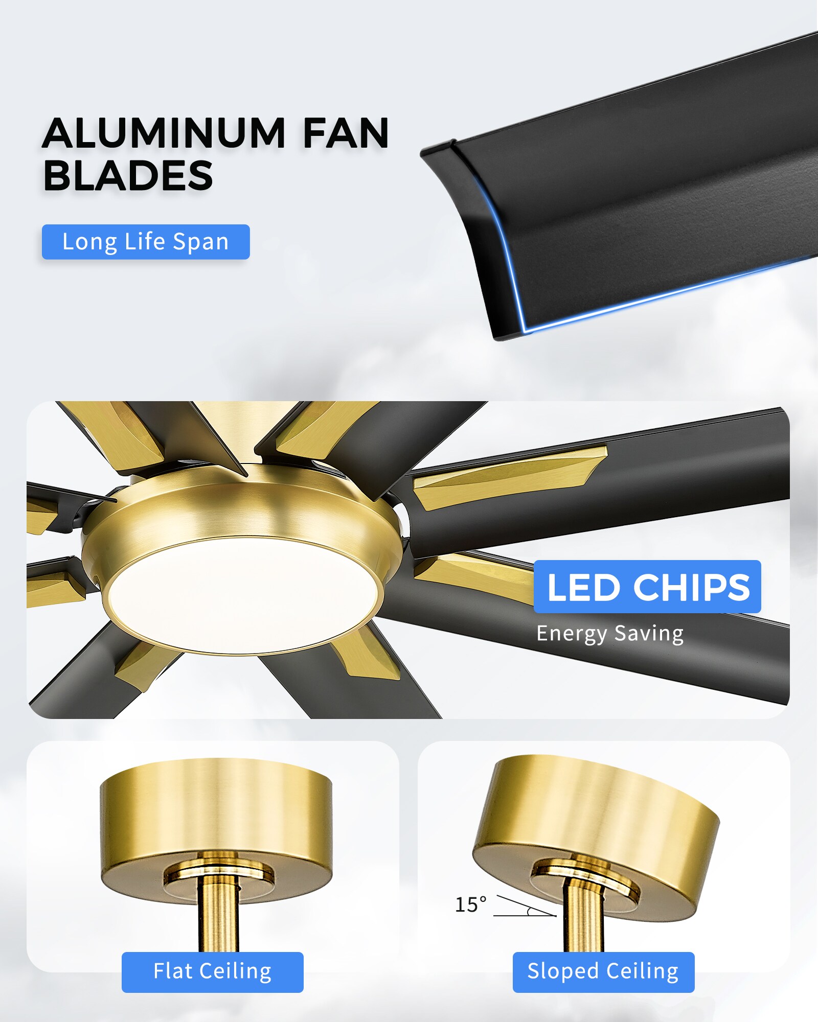 LTMATE LSLT-CF04BGB-72 Ceiling-Fans - View #3