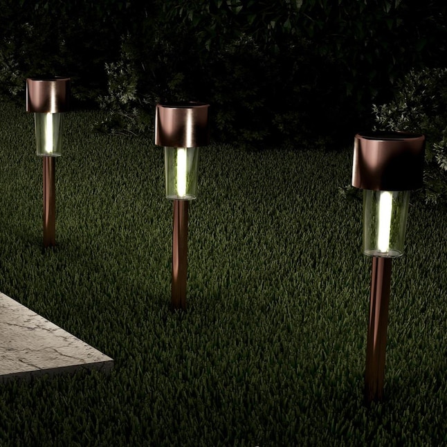 Solar Led Spot Light Kit, Bronze Landscape Lighting Fixtures