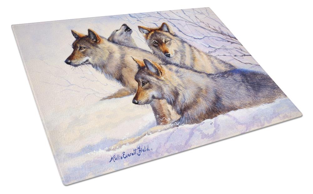 Caroline's Treasures FMF0007LCB 11.25-in L x 15.75-in W Glass Cutting Board