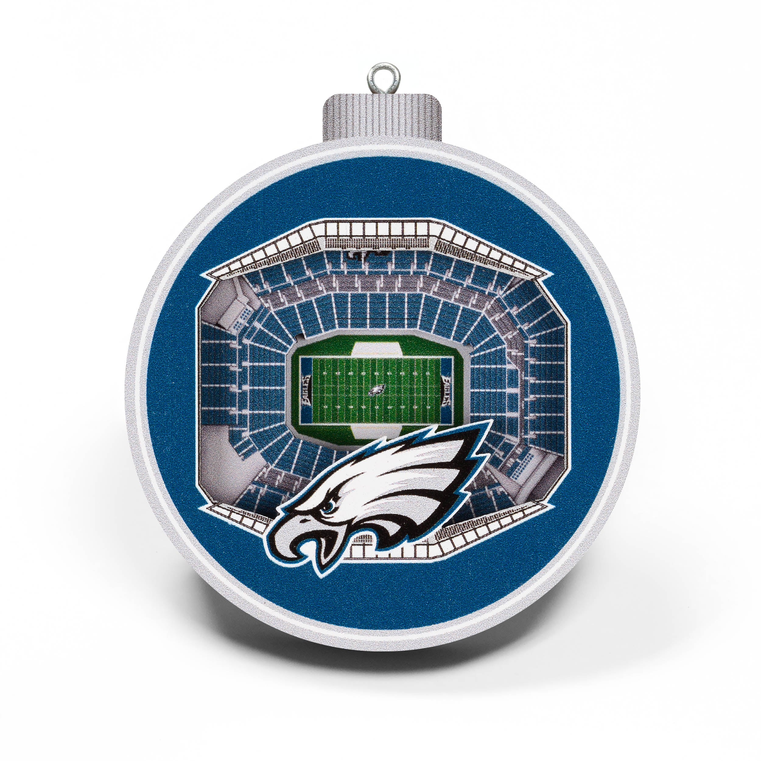 StadiumViews Philadelphia Eagles Multiple Colors/Finishes Sports Standard  Indoor Ornament Shatterproof in the Christmas Ornaments department at