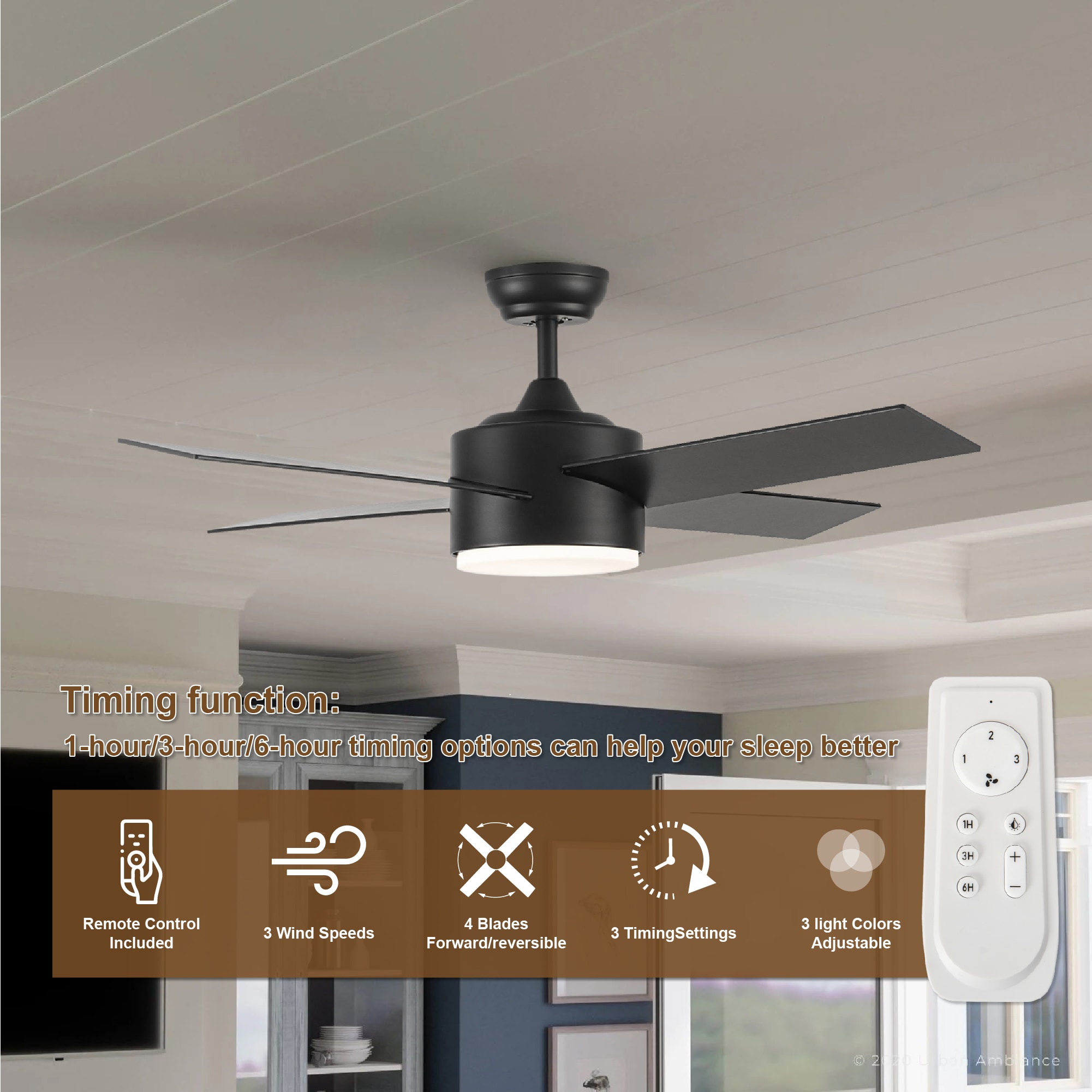 WELLFOR AMYU-05 Ceiling-Fans - View #4