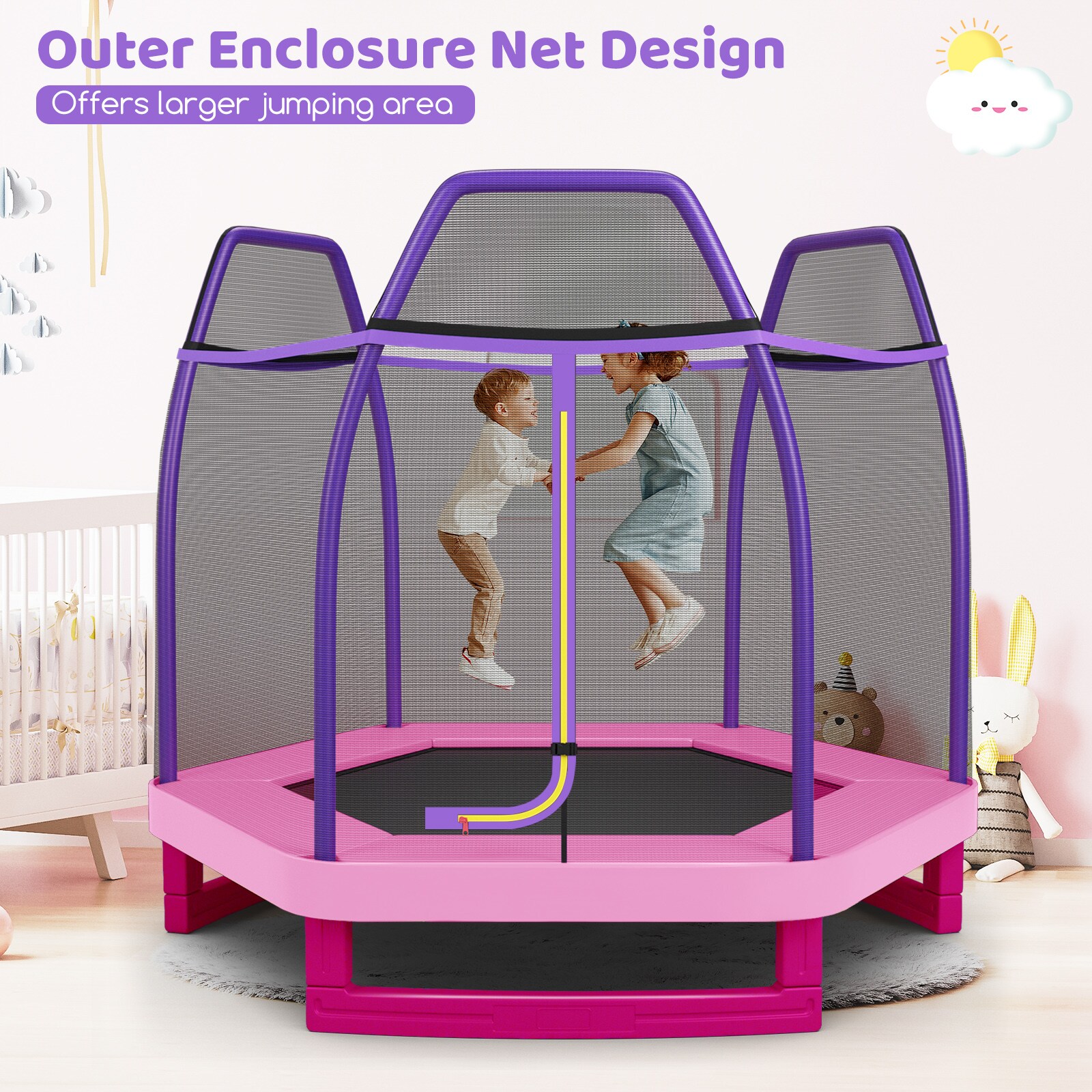 Slickblue D-CO-IP35001WT trampolines - View #6