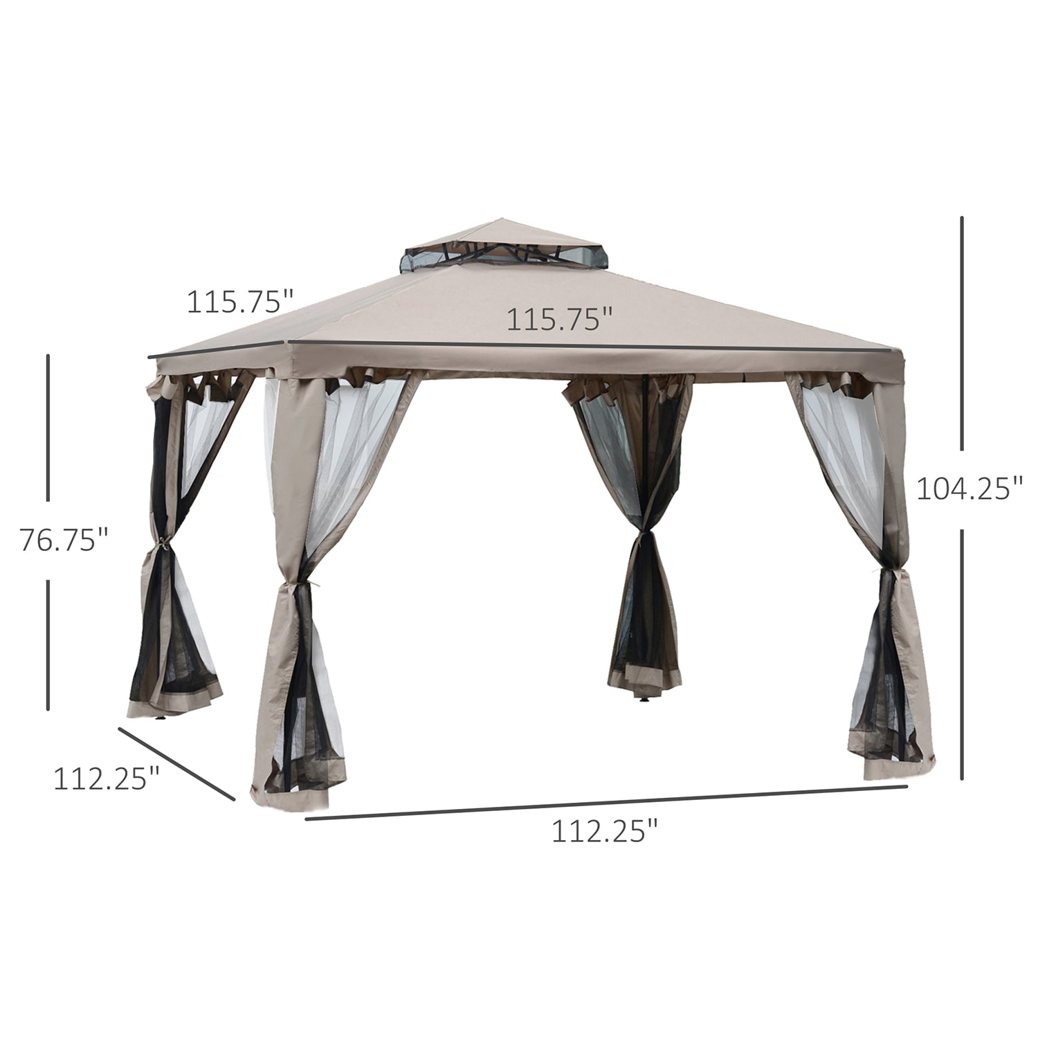 GZMR GZ-W4193834 Wood-Resin-Gazebos - View #9