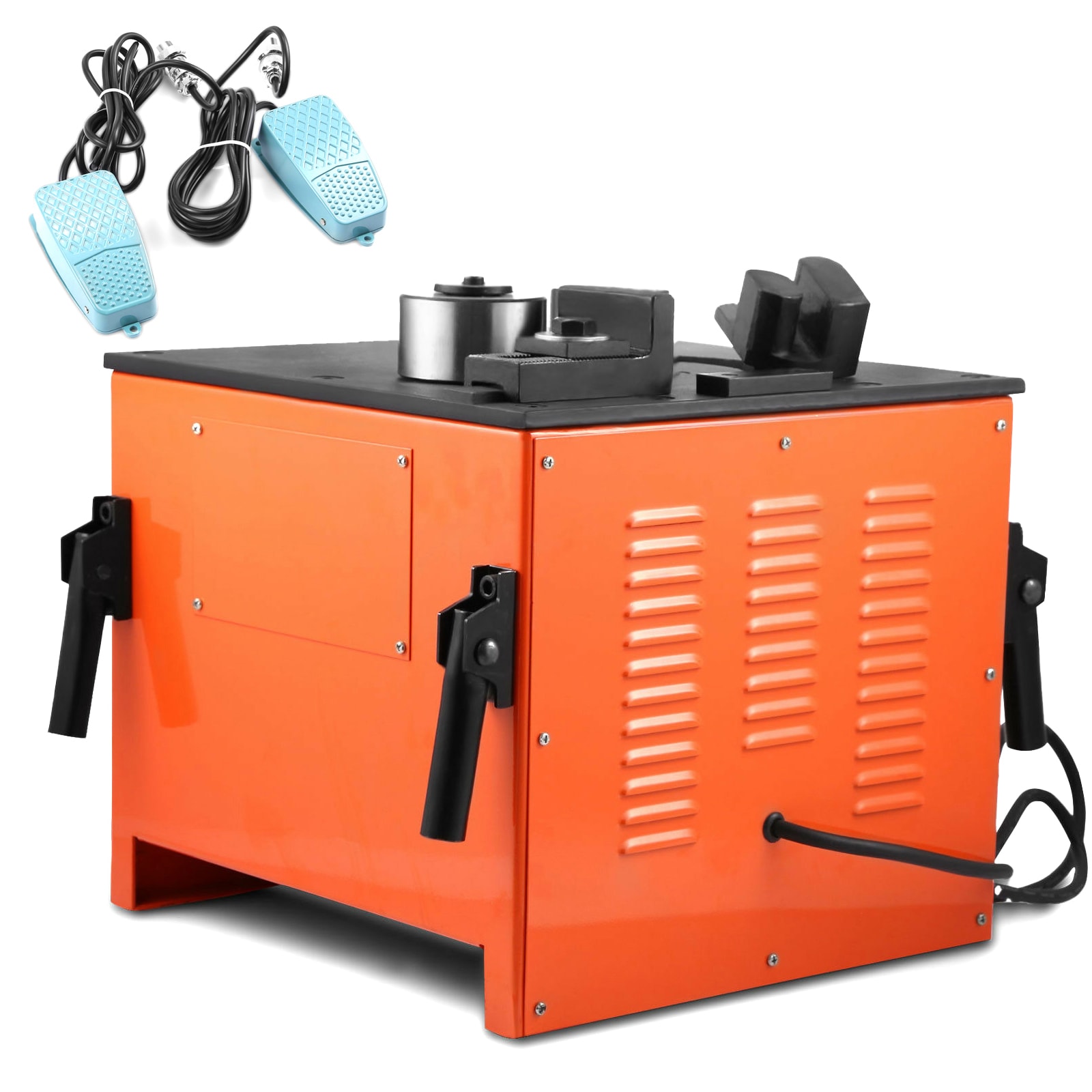 SVOPES Electric Rebar Bender Foot Switch Pedal Included 1 inch (25mm) Grade 60 Rebar Bending #SVOPESRB-25GJ01646V1