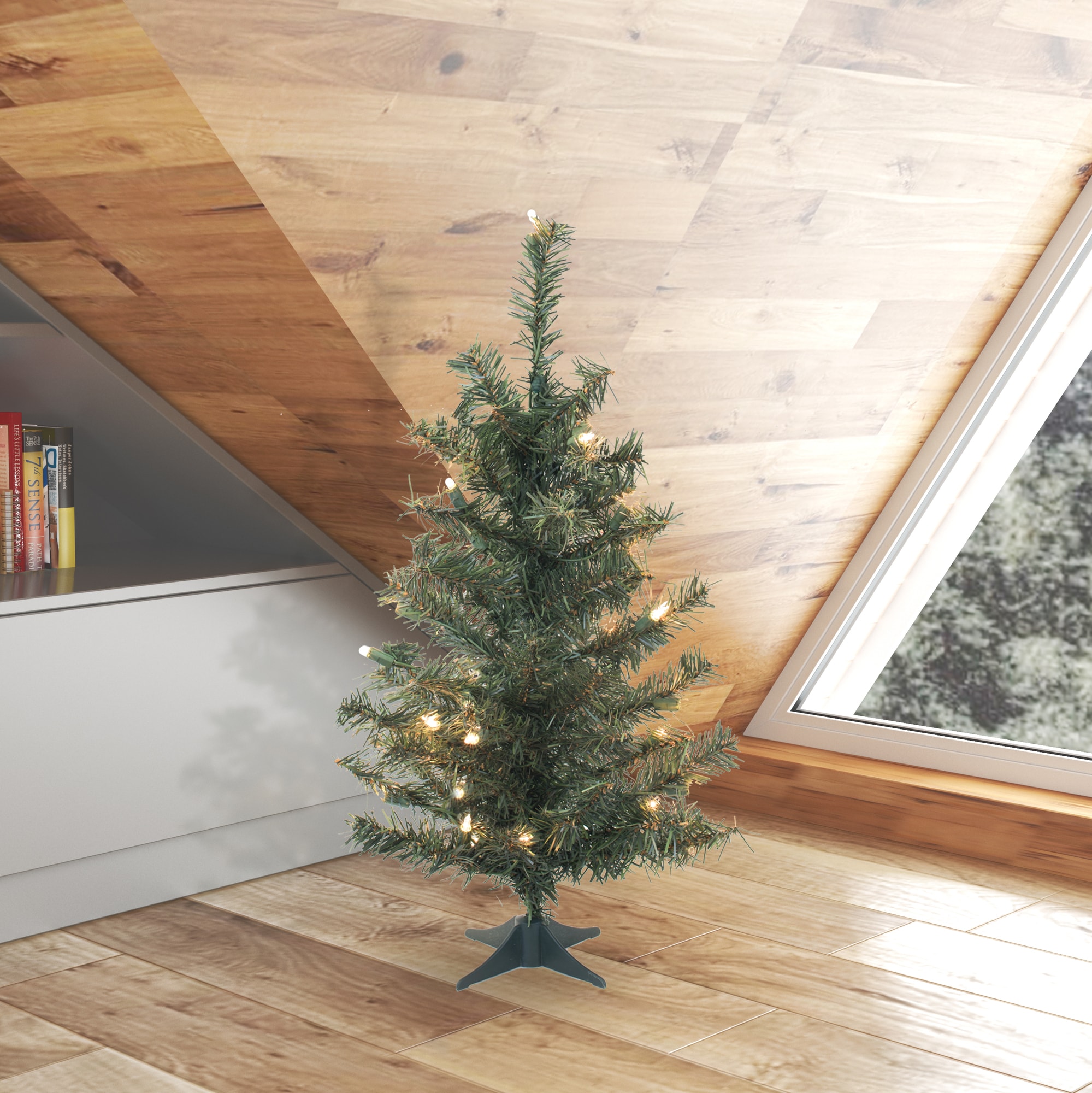 Vickerman C812878LED Artificial-Christmas-Trees - View #2