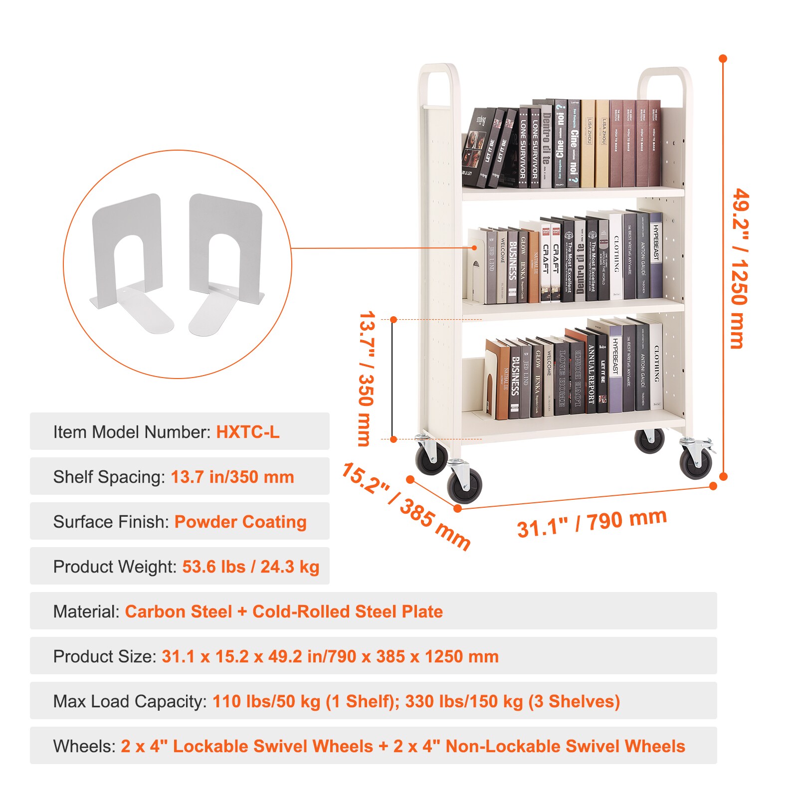 VEVOR LXTSGTCBS330RWI6JV0 bookcases - View #4