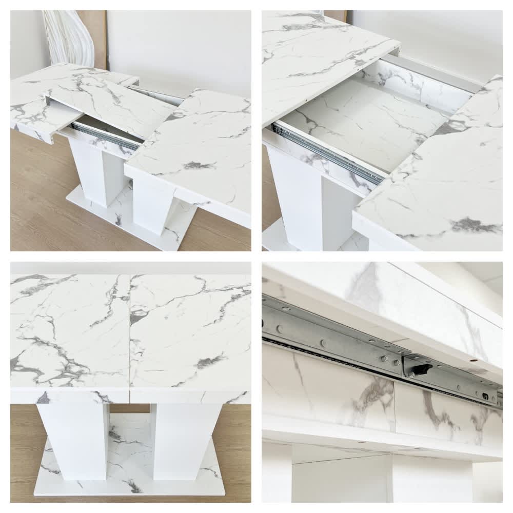 Coolbibila RAEGAN-TABLE-WHITE Dining-Tables - View #7