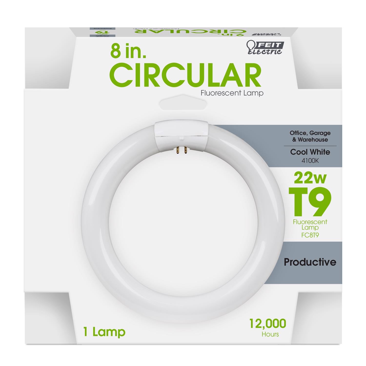 Feit Electric Feit Legacy Bulbs 22 W T9 8.3 in. D X 8.3 in. L Circline Fluorescent Bulb Cool White Circular 4100 K