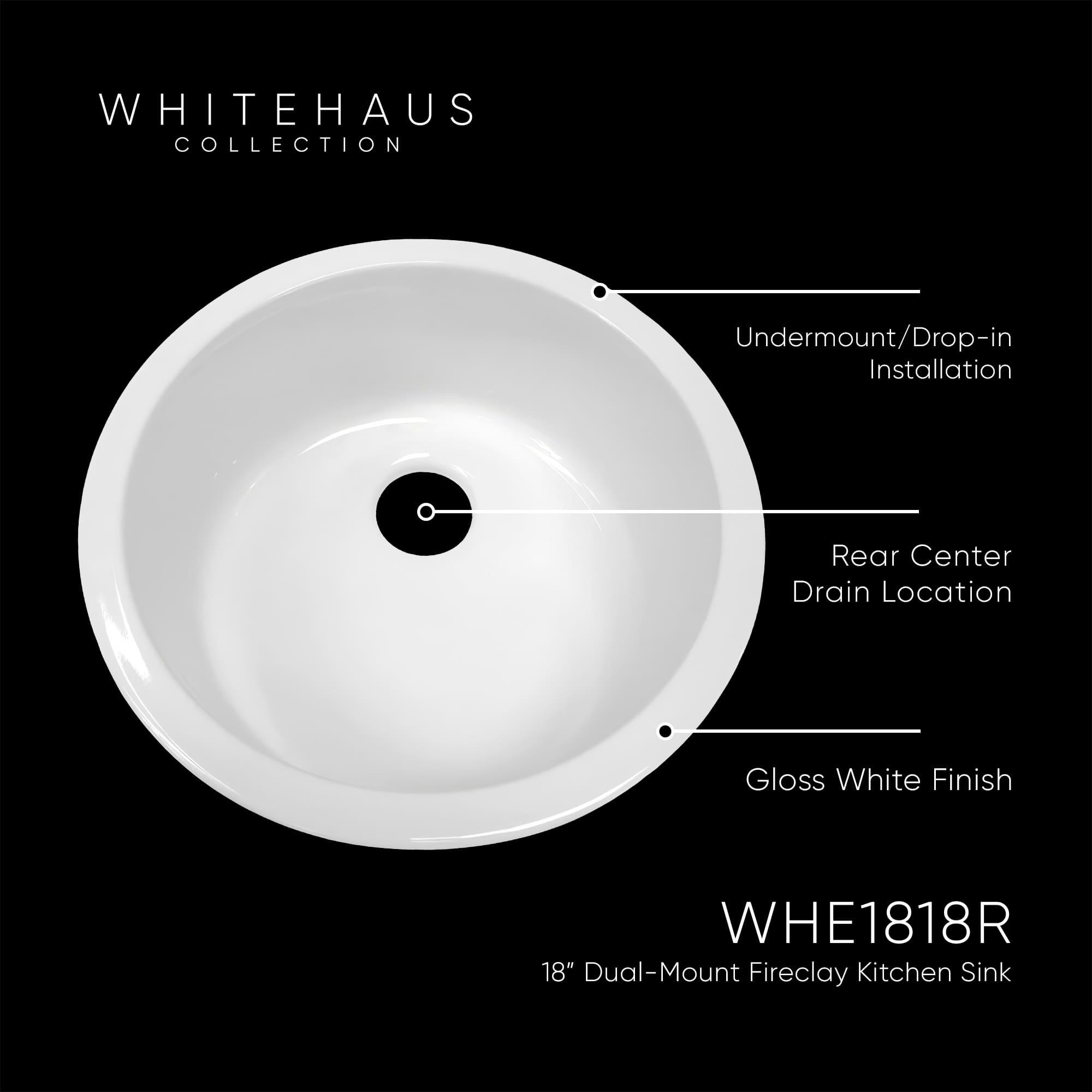 Whitehaus Collection WHE1818R Kitchen-Sinks - View #5