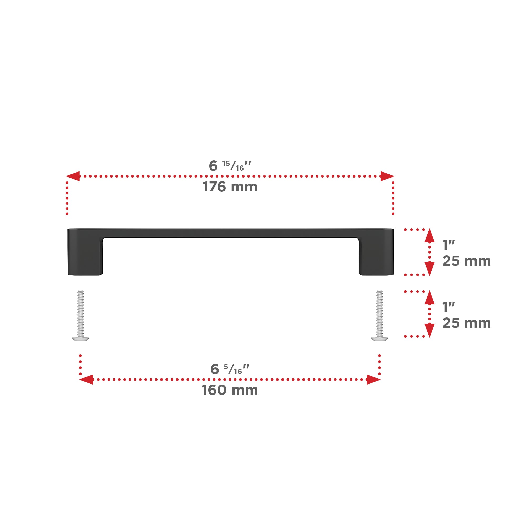 Richelieu BP7470160900 Cabinet-Pulls - View #4