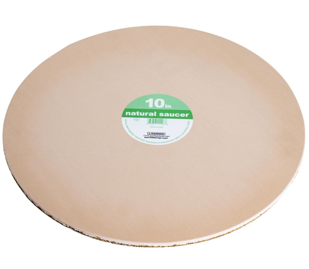 Orbit 11106 10-Inches Natural Plastic Plant Saucer