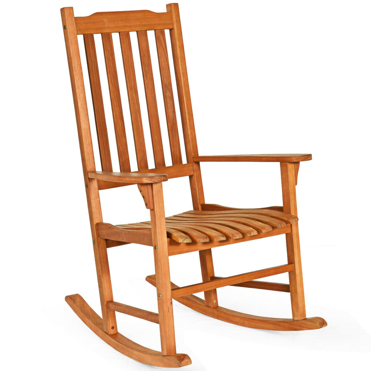 eucalyptus wood rocking chair