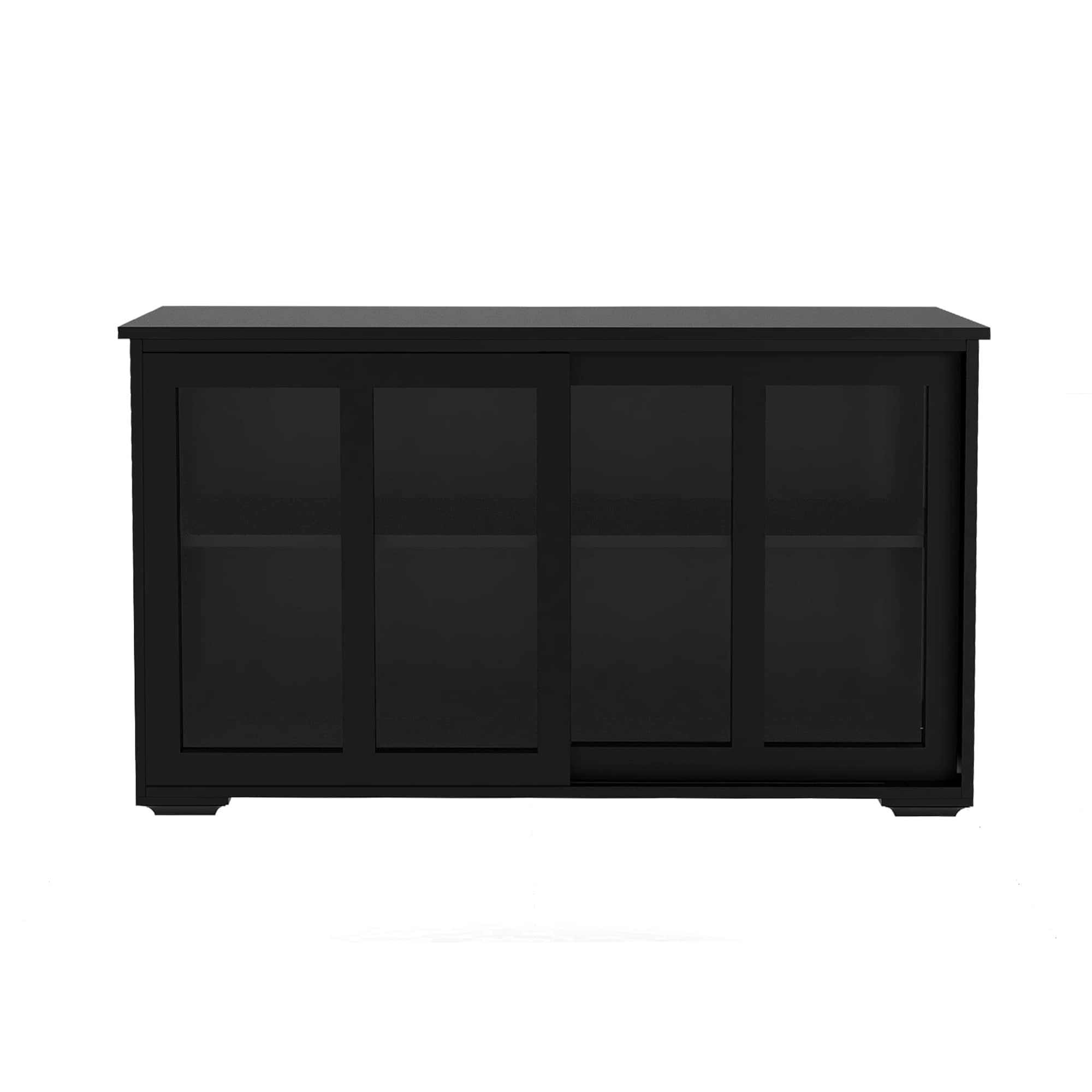 SINOFURN SYD050012BK Casual Black MDF Sideboard