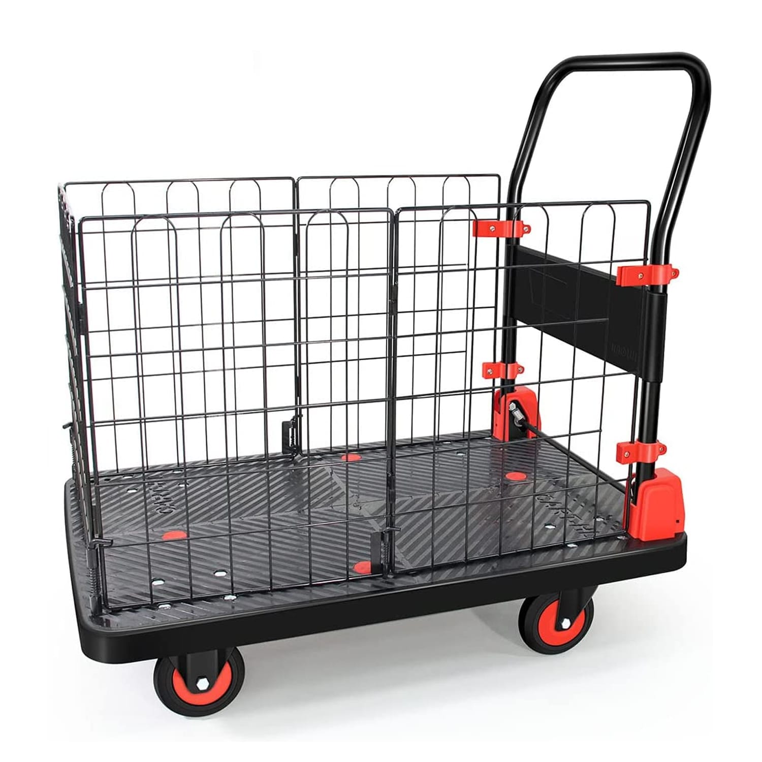 AHIOU HOME ZAAHG-77011C Carolyn Steel Folding Yard Cart