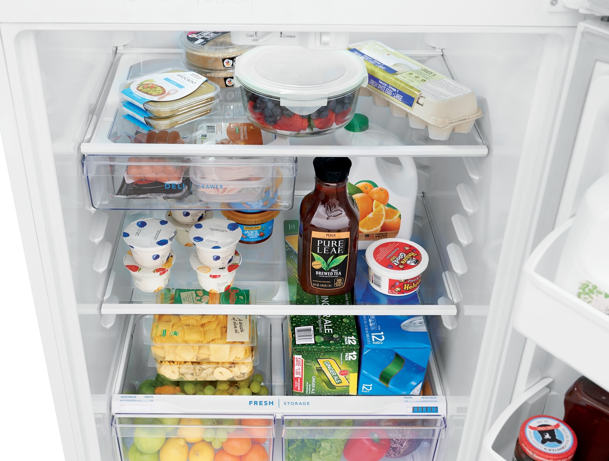 Frigidaire Garage-Ready 18.3-cu ft Top-Freezer Refrigerator (White) in the  Top-Freezer Refrigerators department at