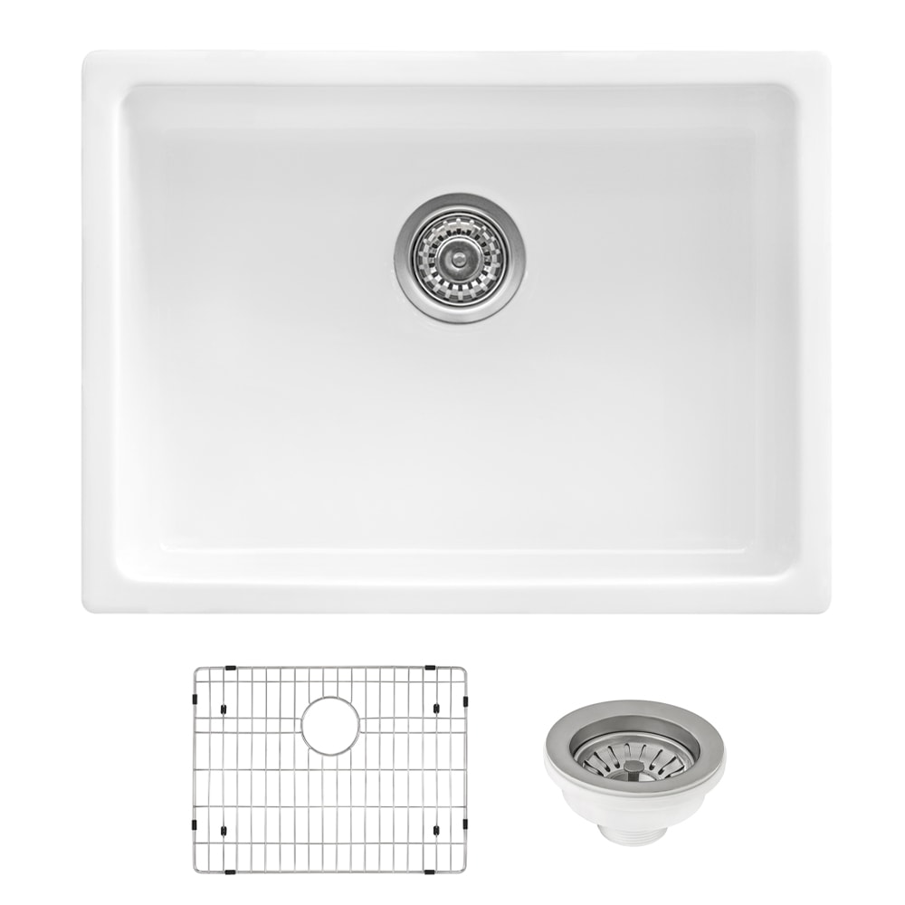 Ruvati RVL2420WH Kitchen-Sinks - View #3