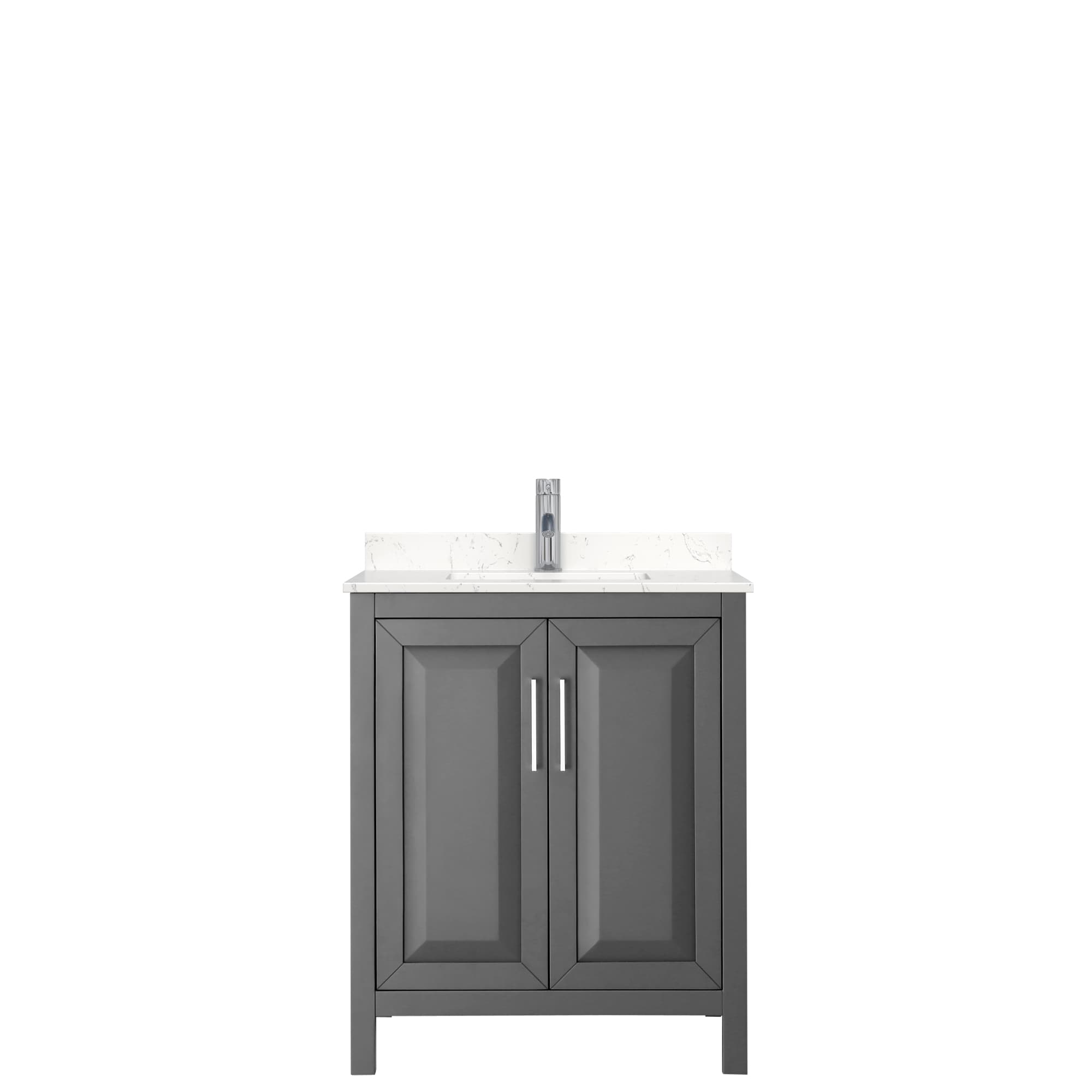 Wyndham Collection WCV252530SKGC2UNSMXX Bath-Vanity-Combo - View #3