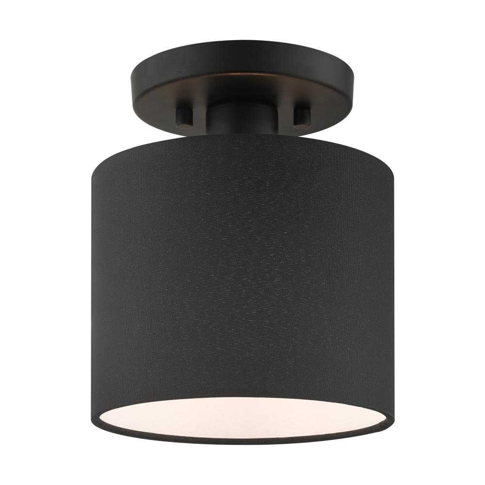 livex lighting semi flush mount