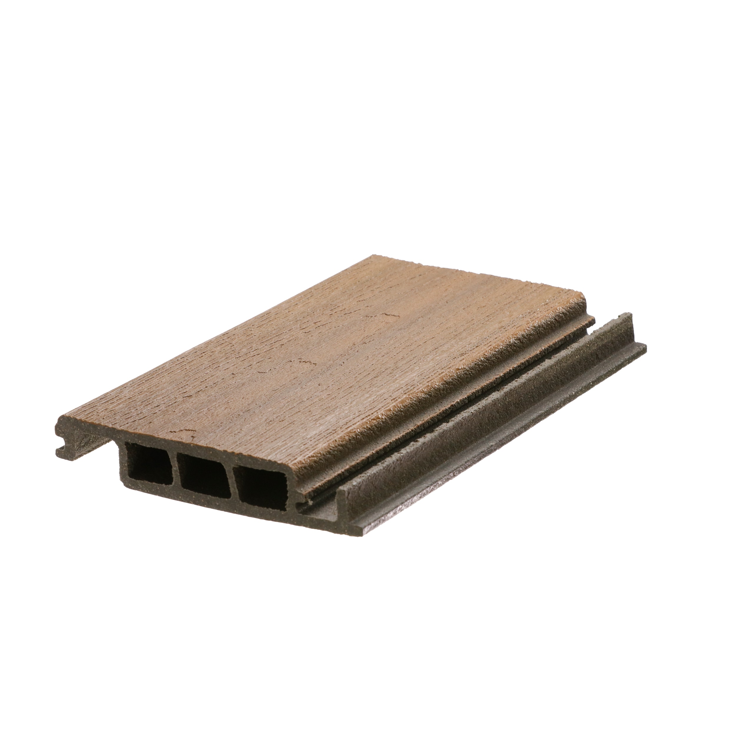 DuxxBak Composite Decking DX-D-192WC DuxxBak Dekk Water-Shedding 1-in x 6-in x 16-ft Warm Cedar Interlocking Composite Deck board