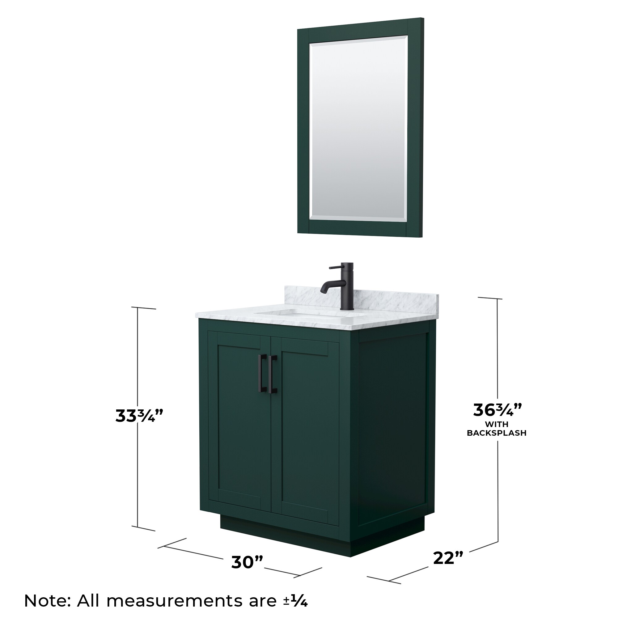 Wyndham Collection WCF292930SGKCMUNSM24 Bath-Vanity-Combo - View #6