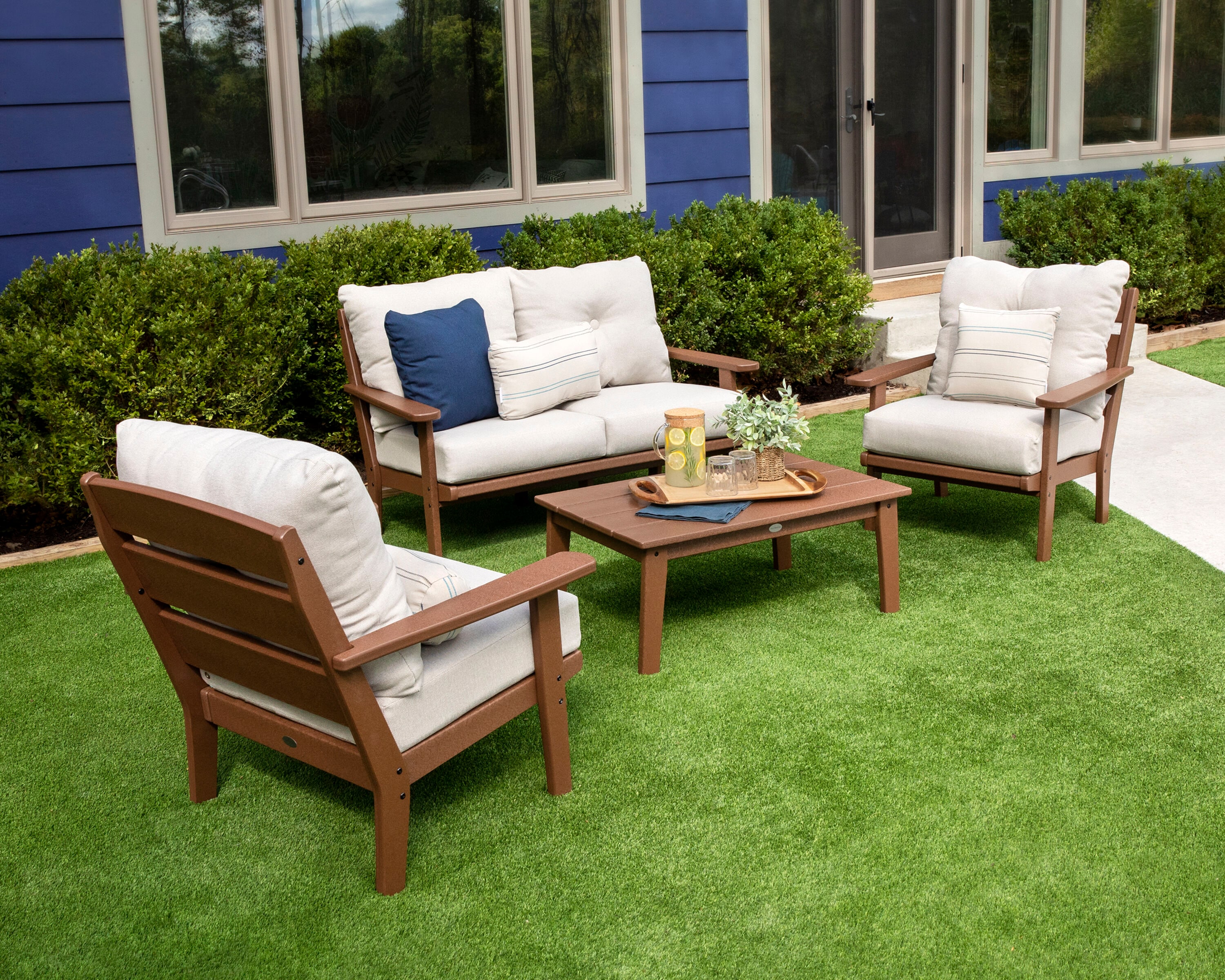 POLYWOOD PWS520-2-GY152939 Patio-Conversation-Sets - View #2