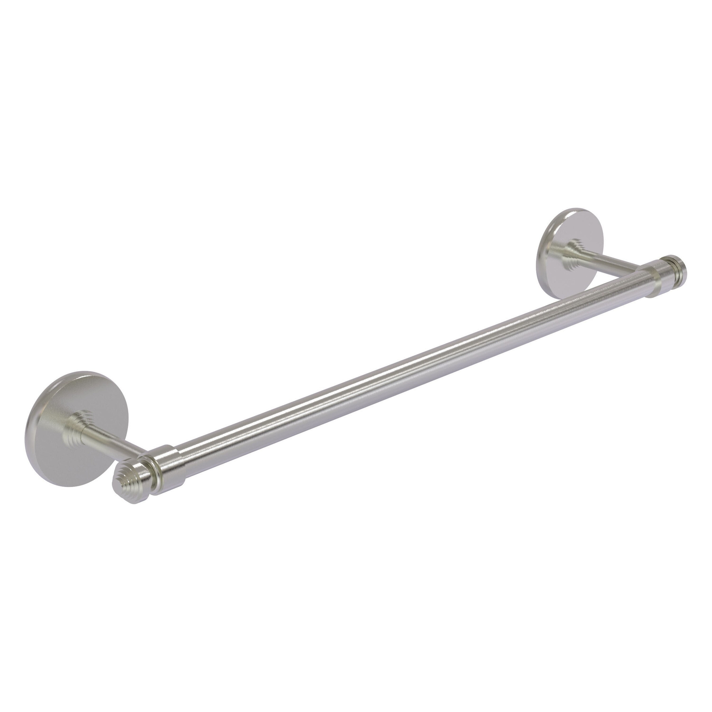 Allied Brass SB-41/18-SN Southbeach 18-in Satin Nickel Wall mount Single Towel Bar