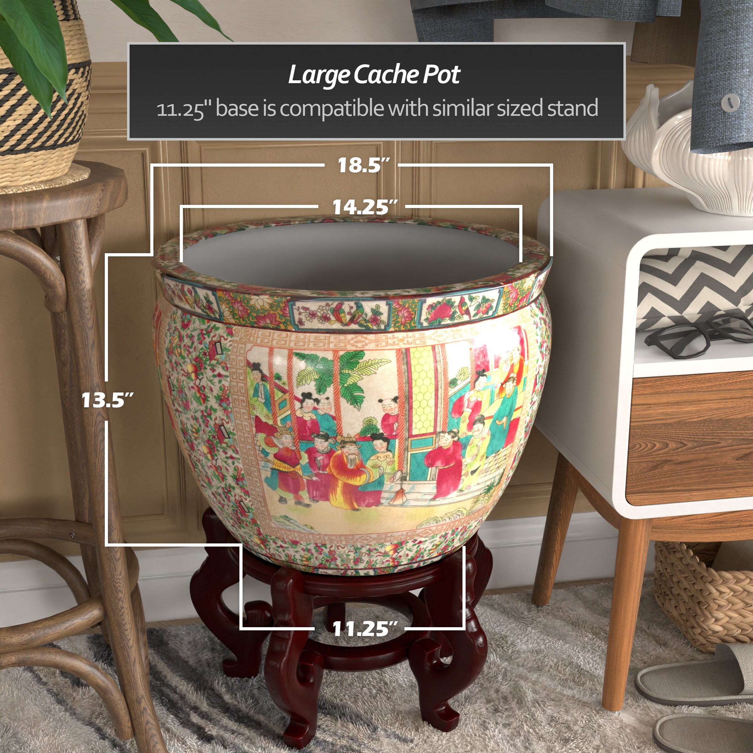 Red Lantern BW-18FISH-RMD Planter-Window-Box - View #3