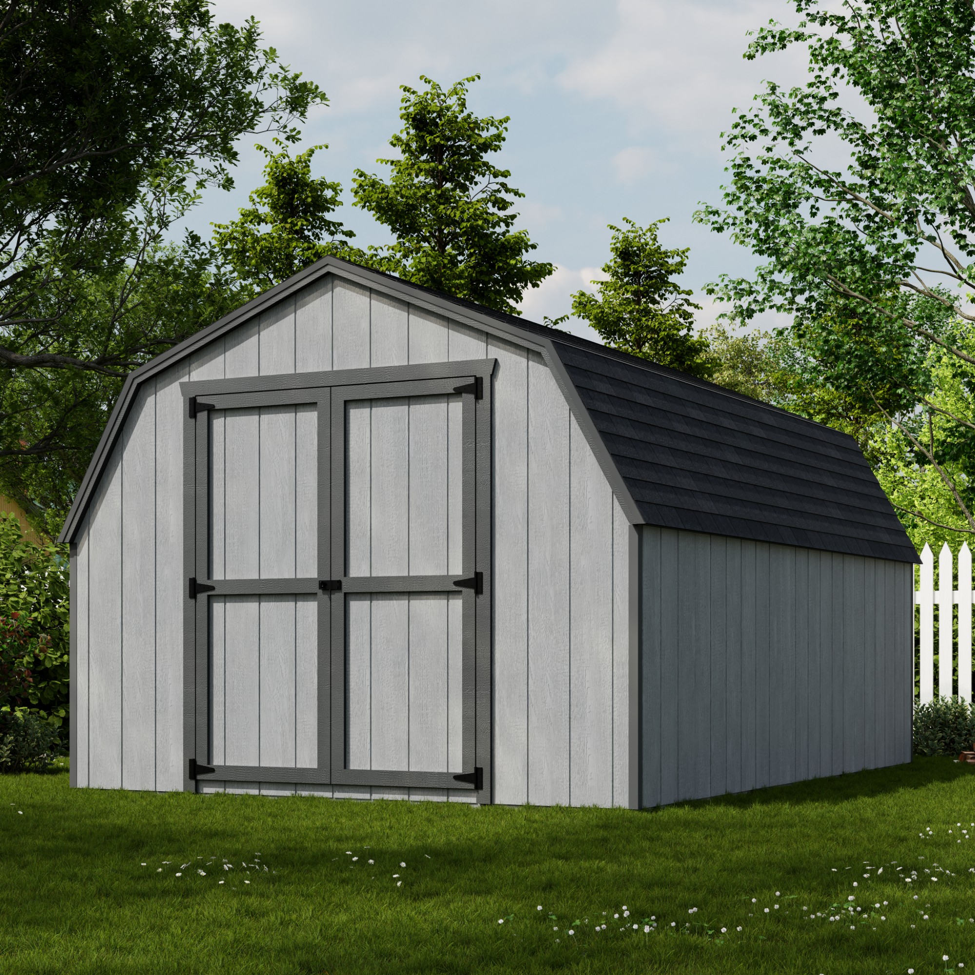 Little Cottage Co 10X14 VGB-4-PC Wood-Storage-Buildings - View #2