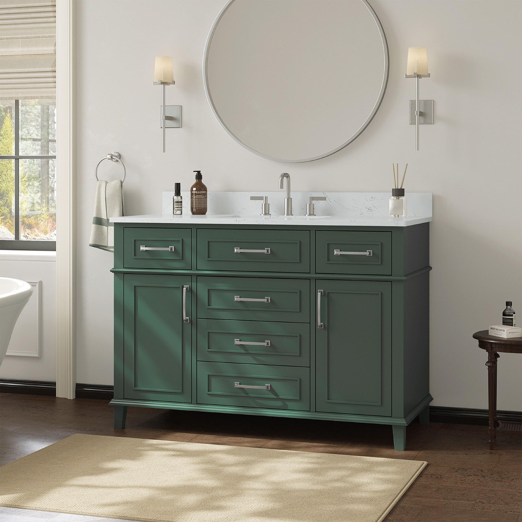 DELUXE LIVING V24026-48SG Bath-Vanity-Combo - View #7