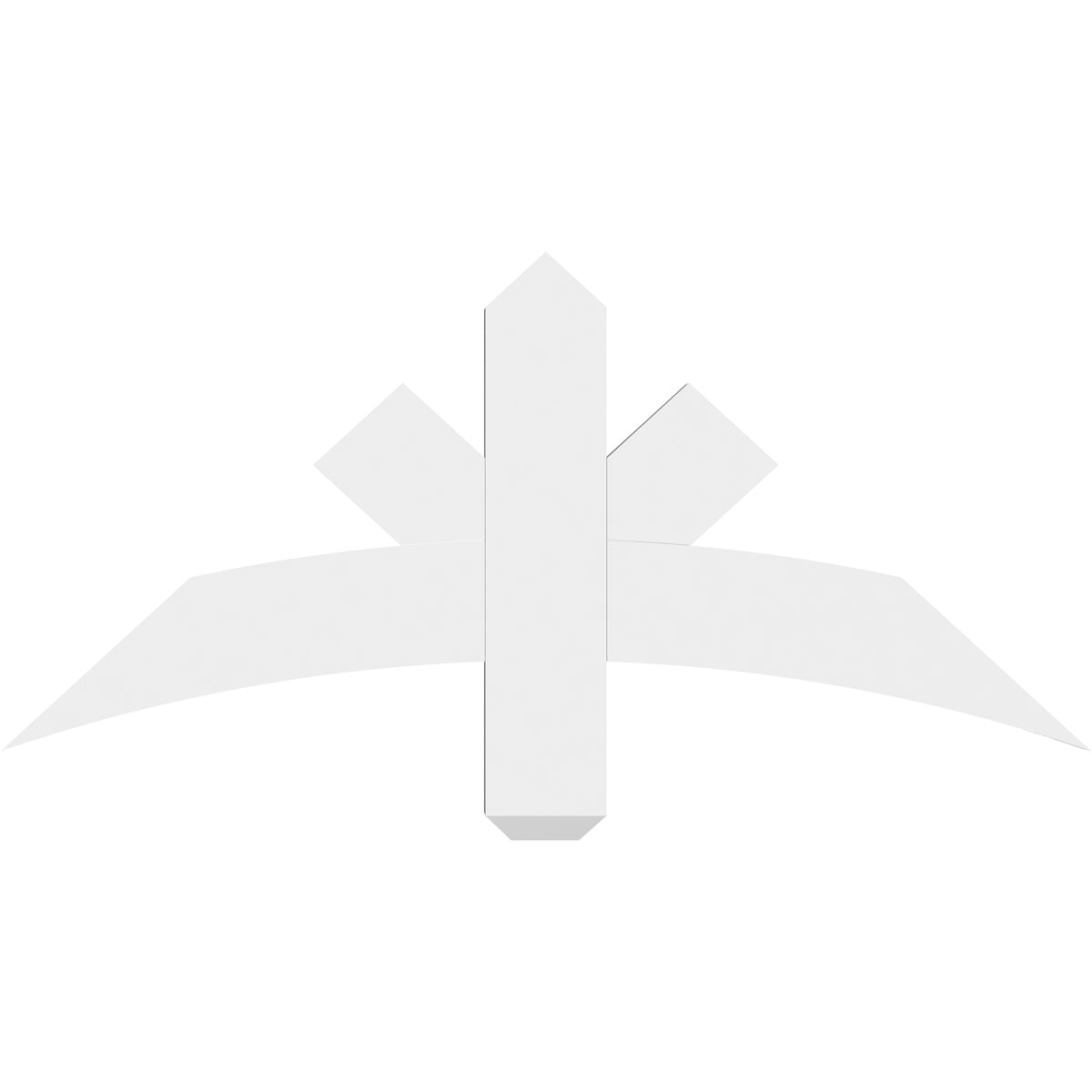 Ekena Millwork GBP036X17X0204ALB00 Exterior-Brackets-Braces - View #2