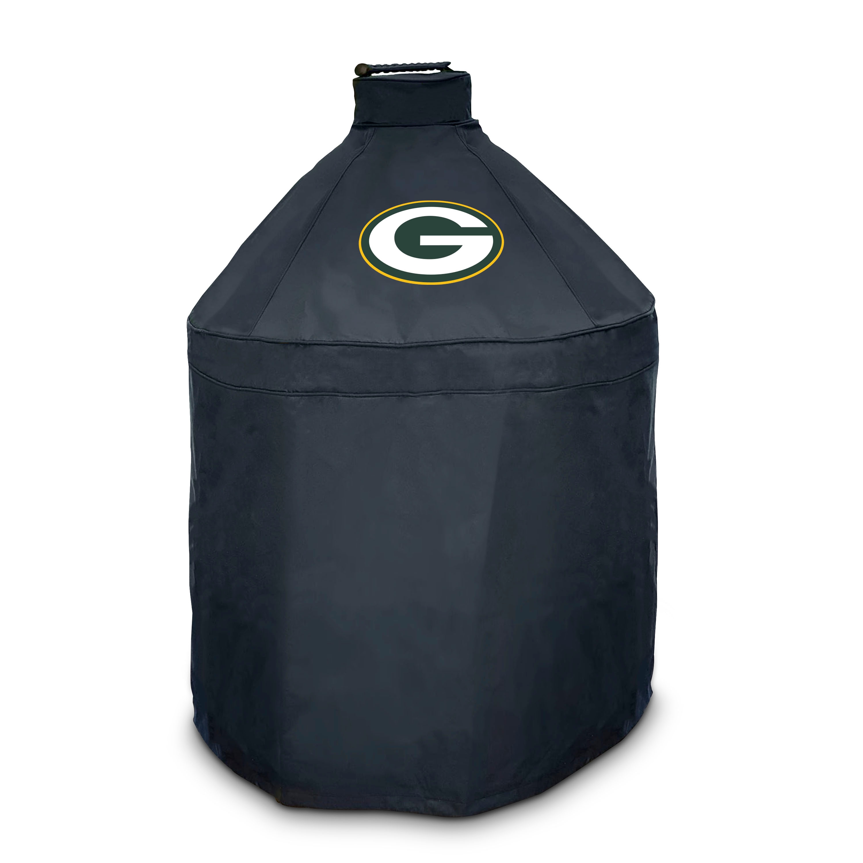 FANMATS 42768 Green Bay Packers NFL Kamado Grill Cover 27-Inches W x 40-Inches H Black Kamado grill Cover